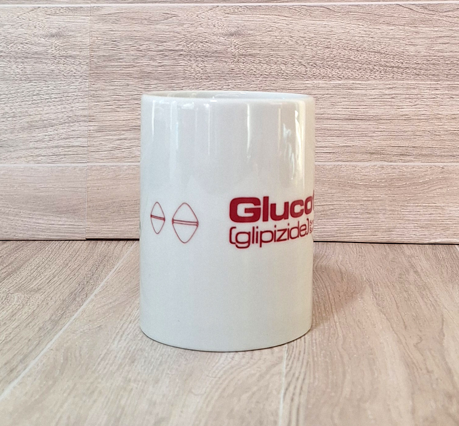 Glucotrol Glipizide Ceramic Coffee Mug Pratt Pharmaceuticals Drug Rep Swag