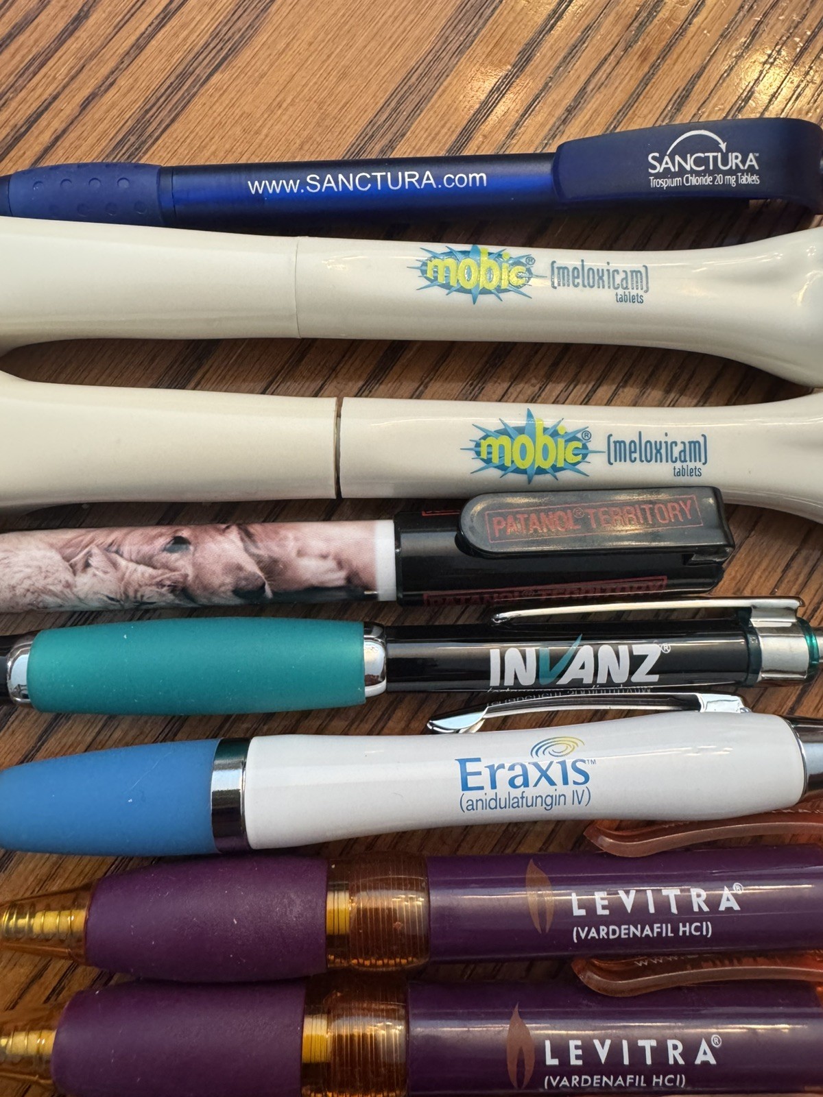 Vintage Pharmaceutical Drug Rep Pens Lot of 26 Levitra, Allegra, Mobic & More