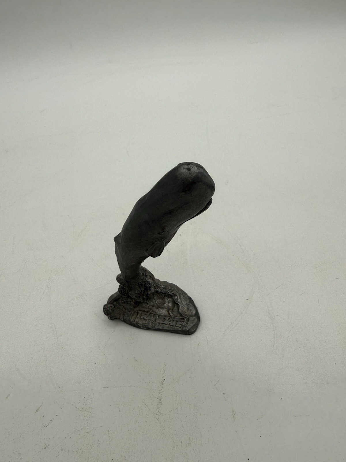 Trandate Labetalol HCI Pharmaceutical Advertising Pewter Whale Figure