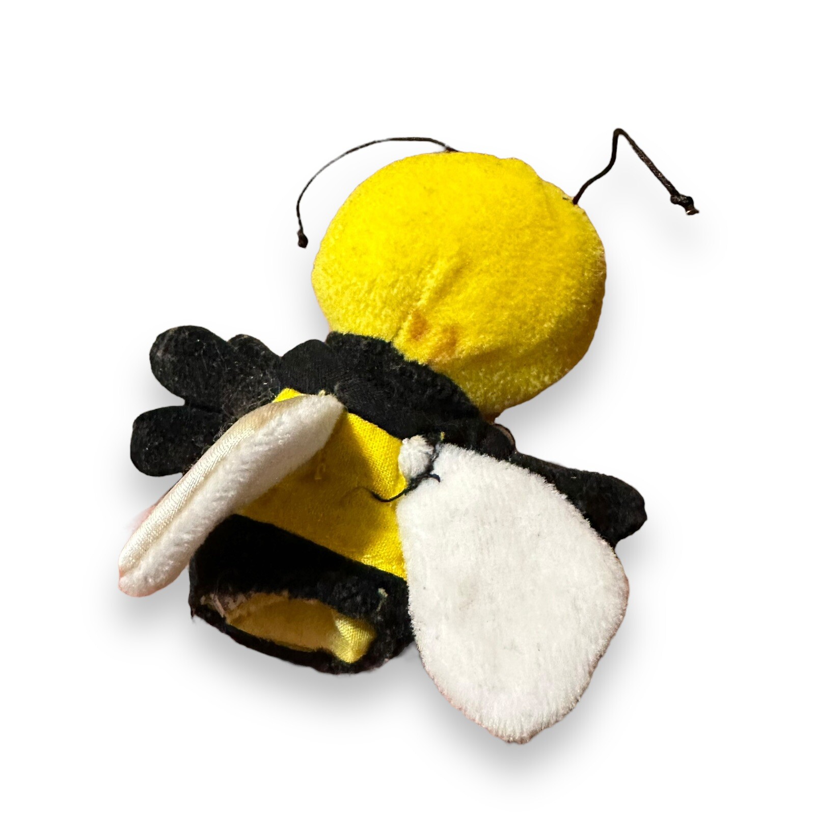 NASONEX Nasal Spray Drug Rep Bumblebee Bee Finger Puppet Plush Toy Ad Vintage
