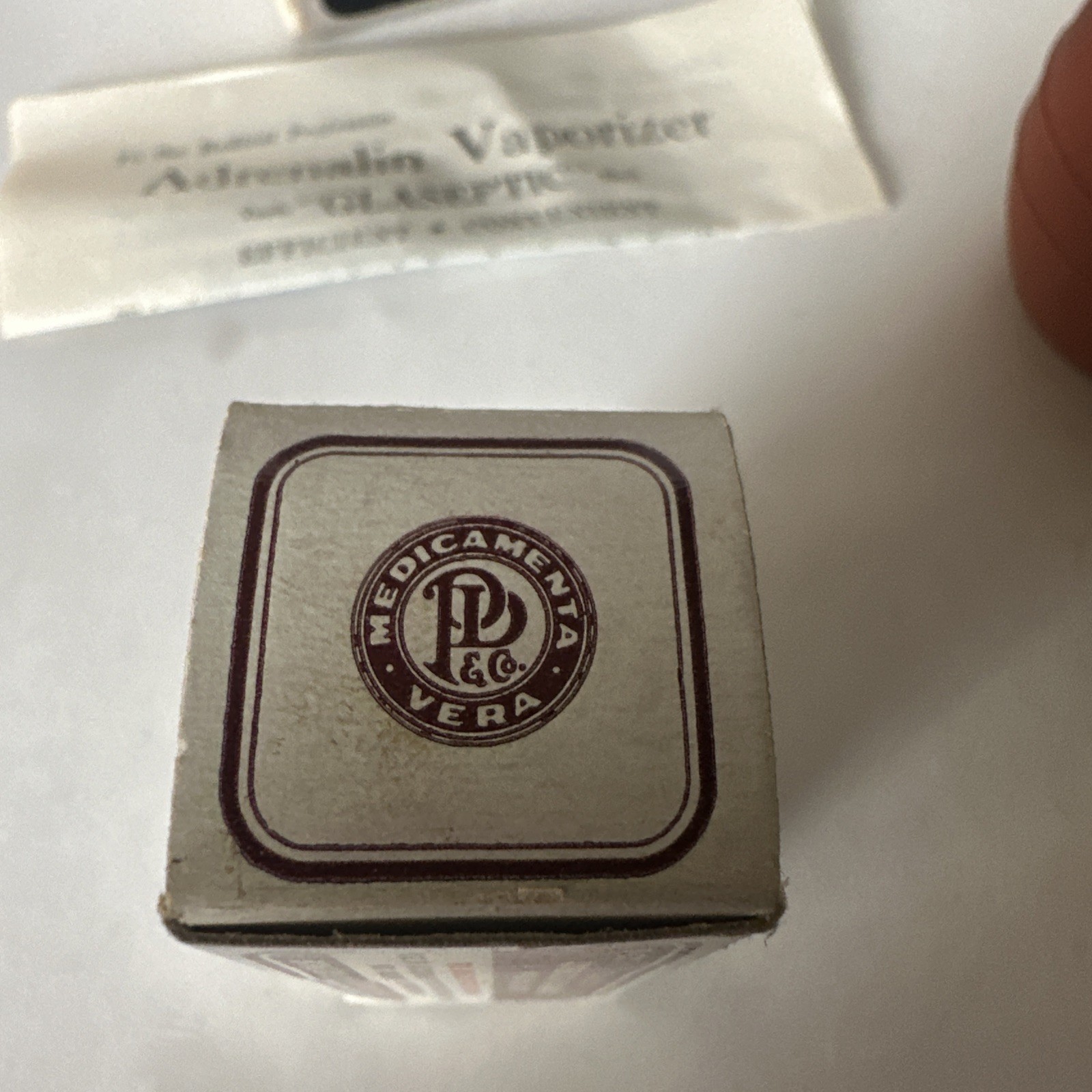 Antique Adrenalin Vaporizer Set Glaseptic Parke Davis & Co Detroit MI Complete