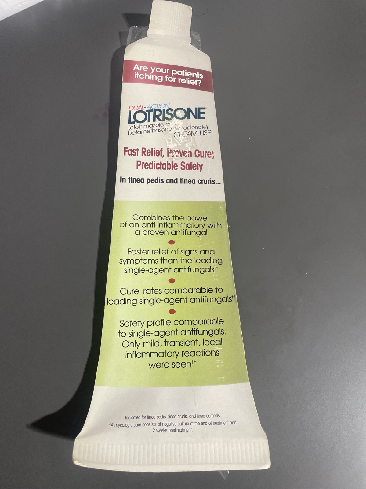 New Vintage Lotrisone Drug Rep Green Back Scratcher 16″