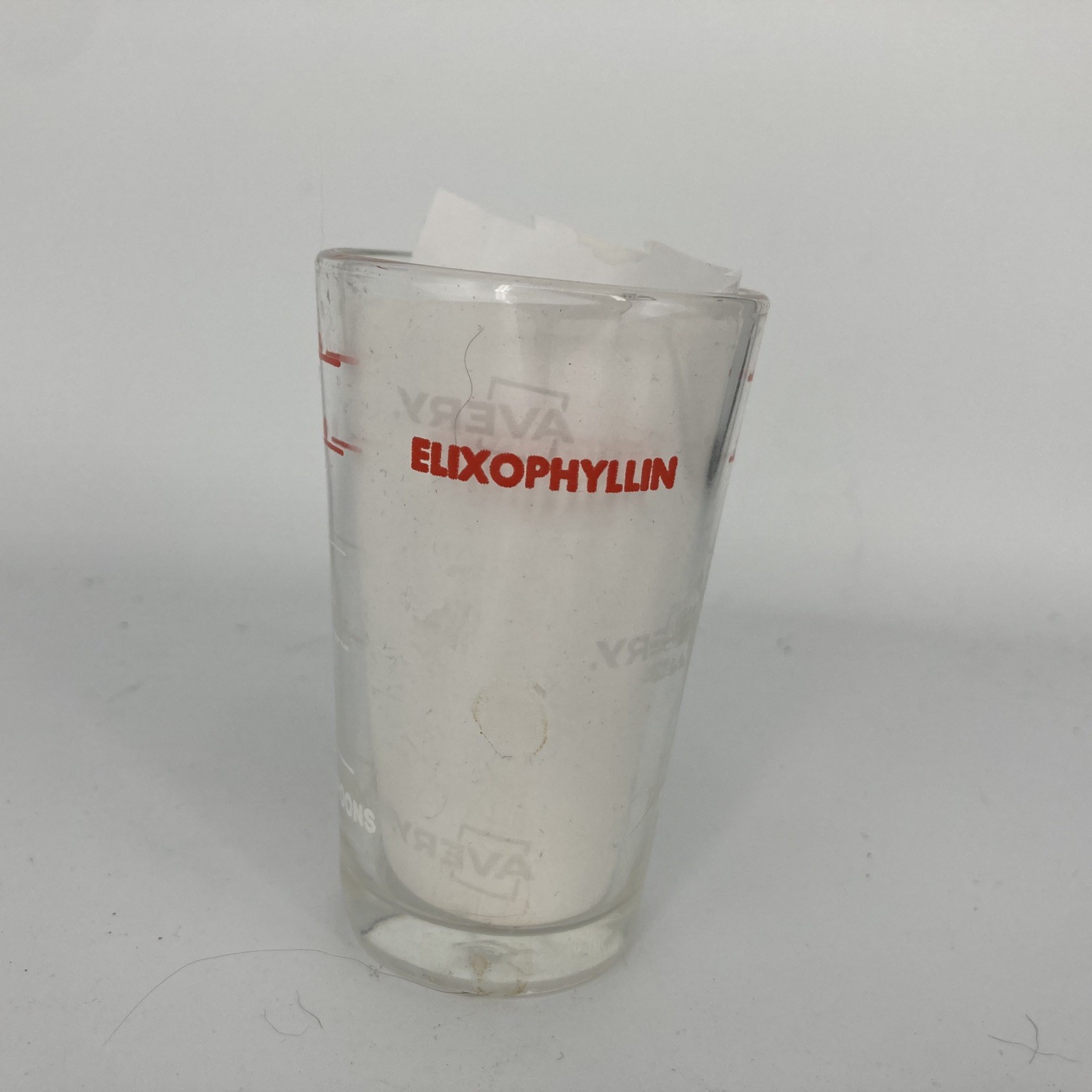 Caraco Pharma Lab. Elixophyllin -Theophylline Dosage Measuring Cup