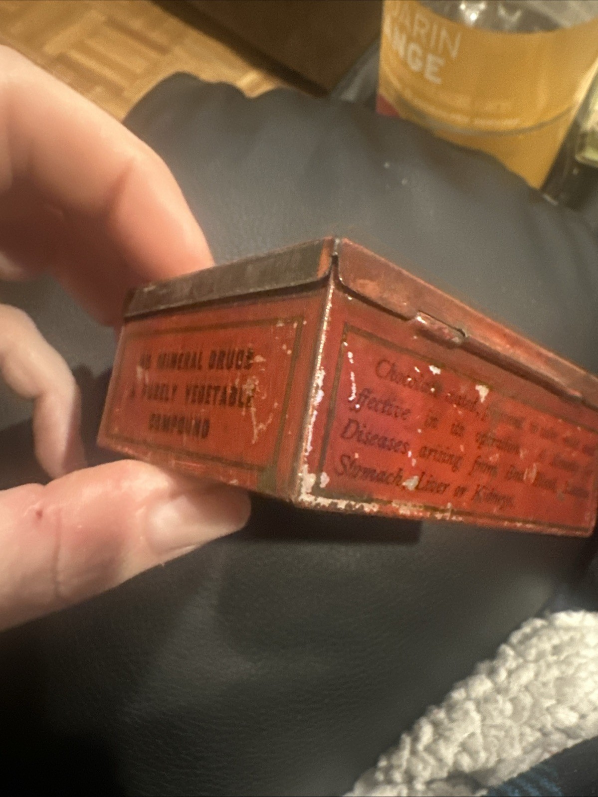 Vintage Herbal Medicine Tin Rival Herb Tablets Montreal Detroit Herbal Remedy