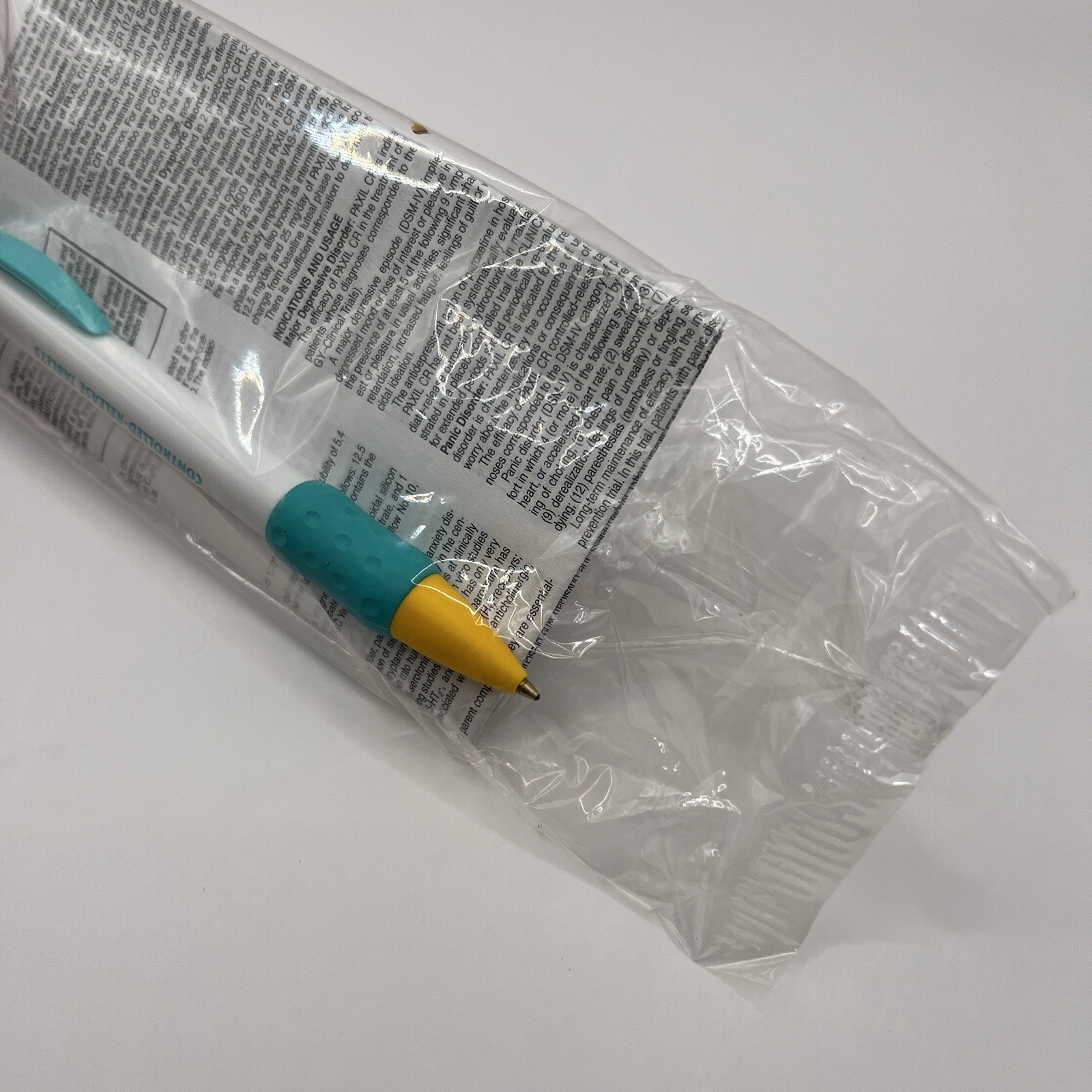 2 VTG PAXIL CR Pharmaceutical Drug Rep Pen Advertising Collectibles One NIP