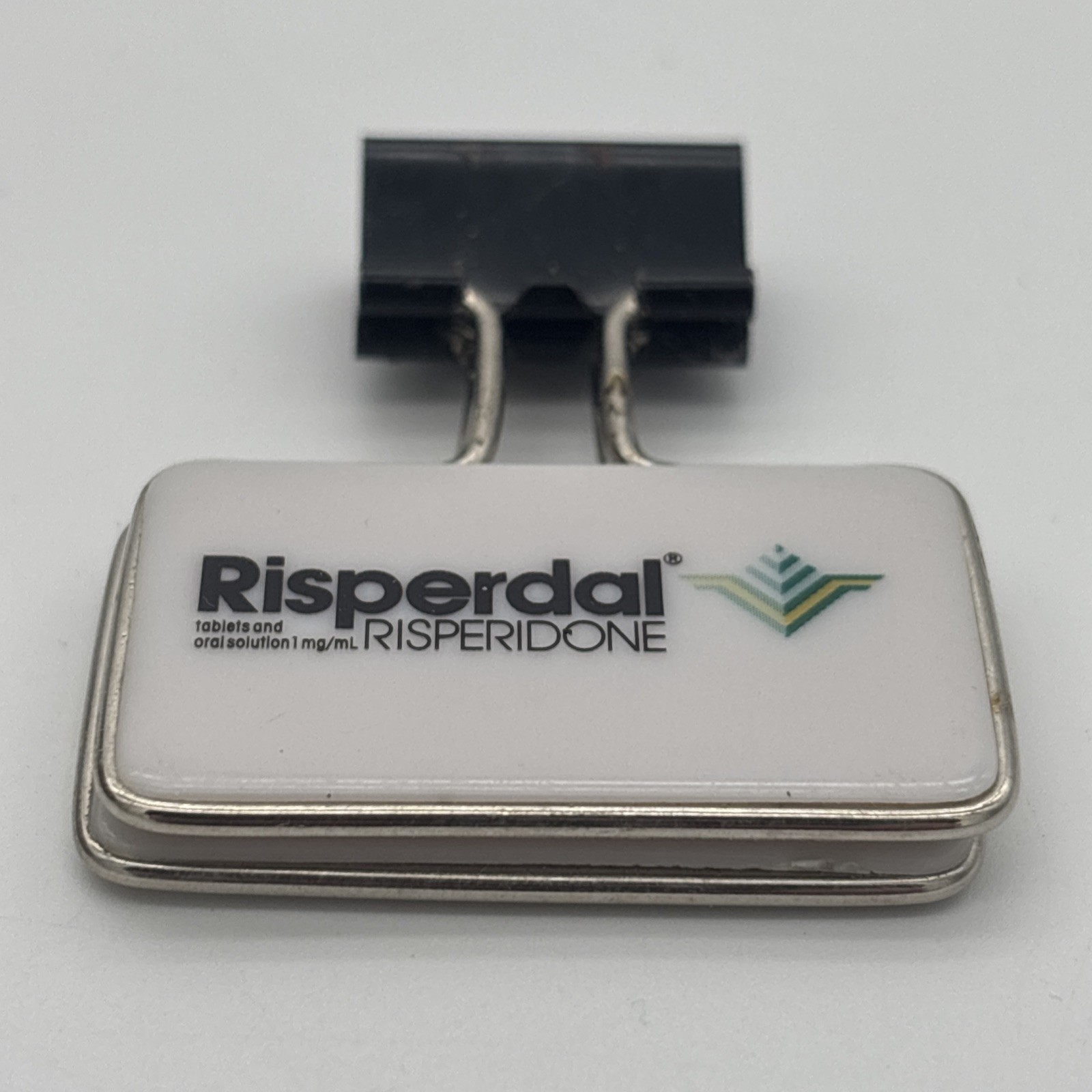 Risperdal Consta Binder Clip Paper Clip Drug Rep Pharma Limited Collectible