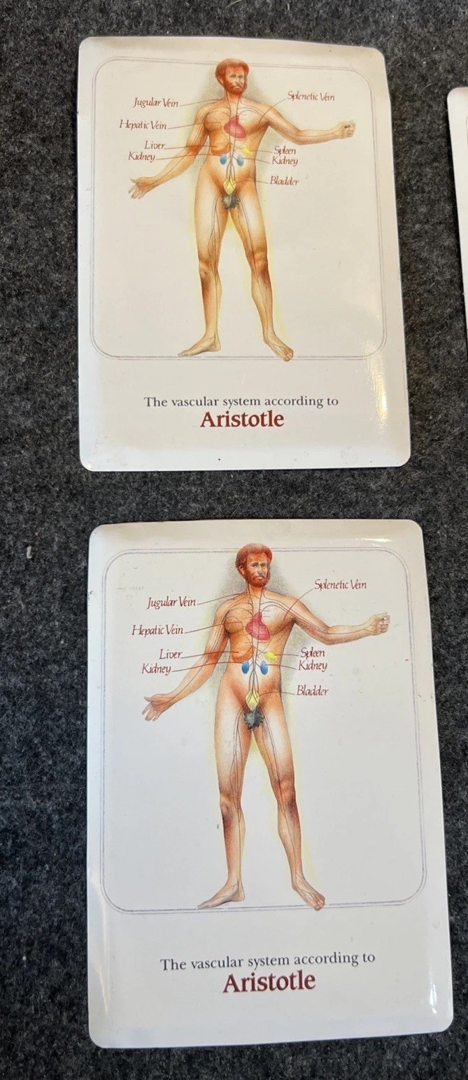 Lot of 6 Winthrop Pharma Advertising Tins Cardiology Series Inocor JusTins
