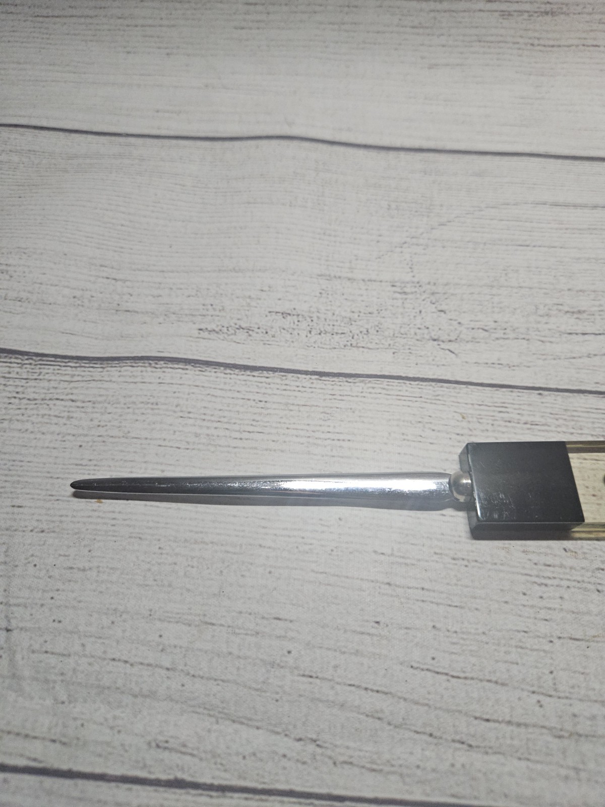 Vintage PREMARIN Drug Advertising Promo Letter Opener 9.5″ – Acrylic/Metal