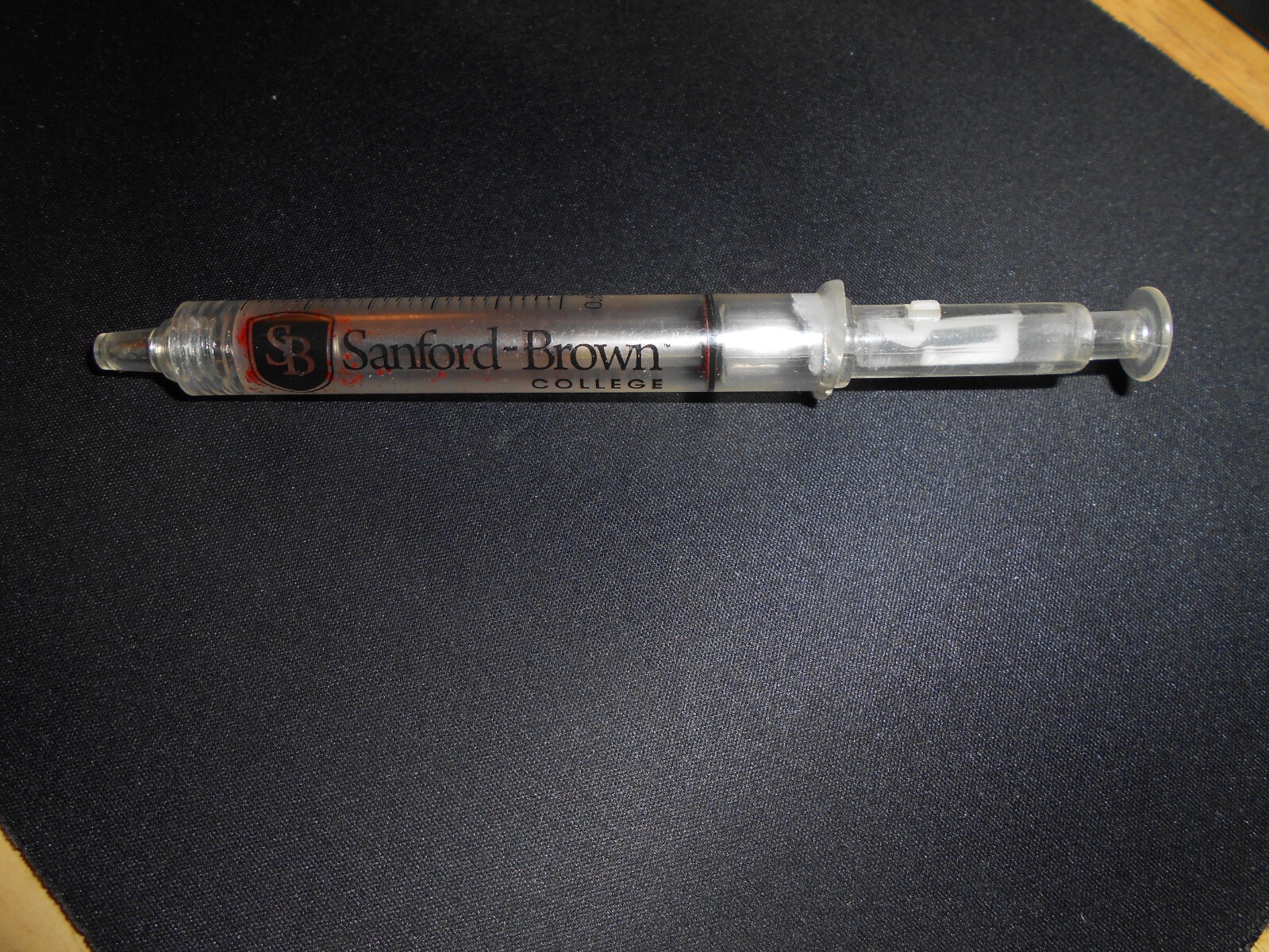 Sanford-Brown College Pharmaceutical Syringe Pen Vintage Retro Rare