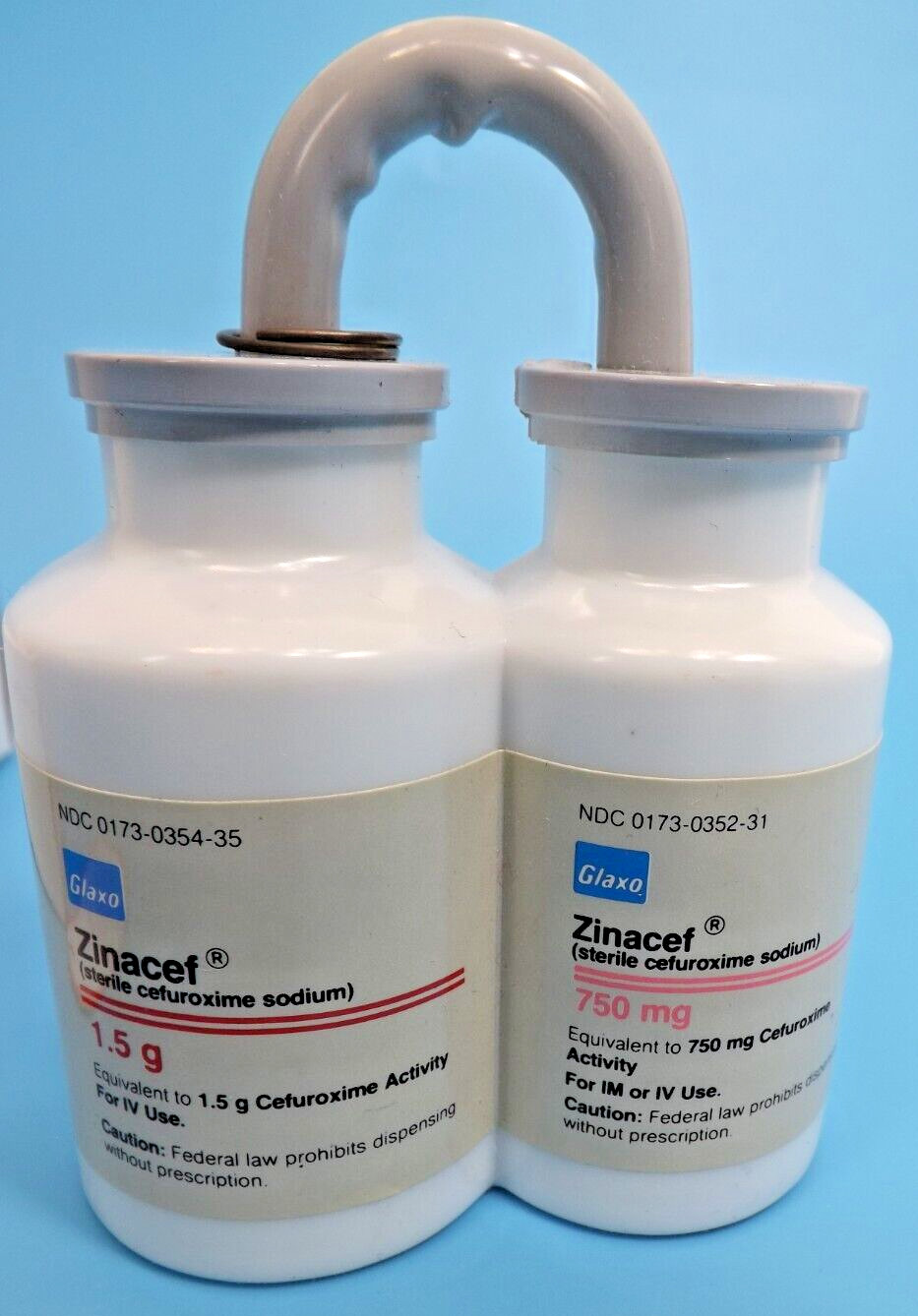 Pharmaceutical Promotional Combination Padlock – Zinacef Advertisement