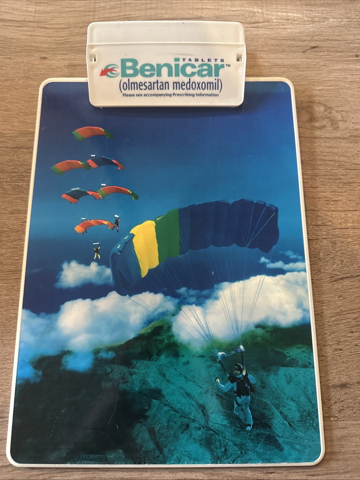 Benicar High Blood Pressure Drug Medicine Clipboard Pharmaceutical Promo rare