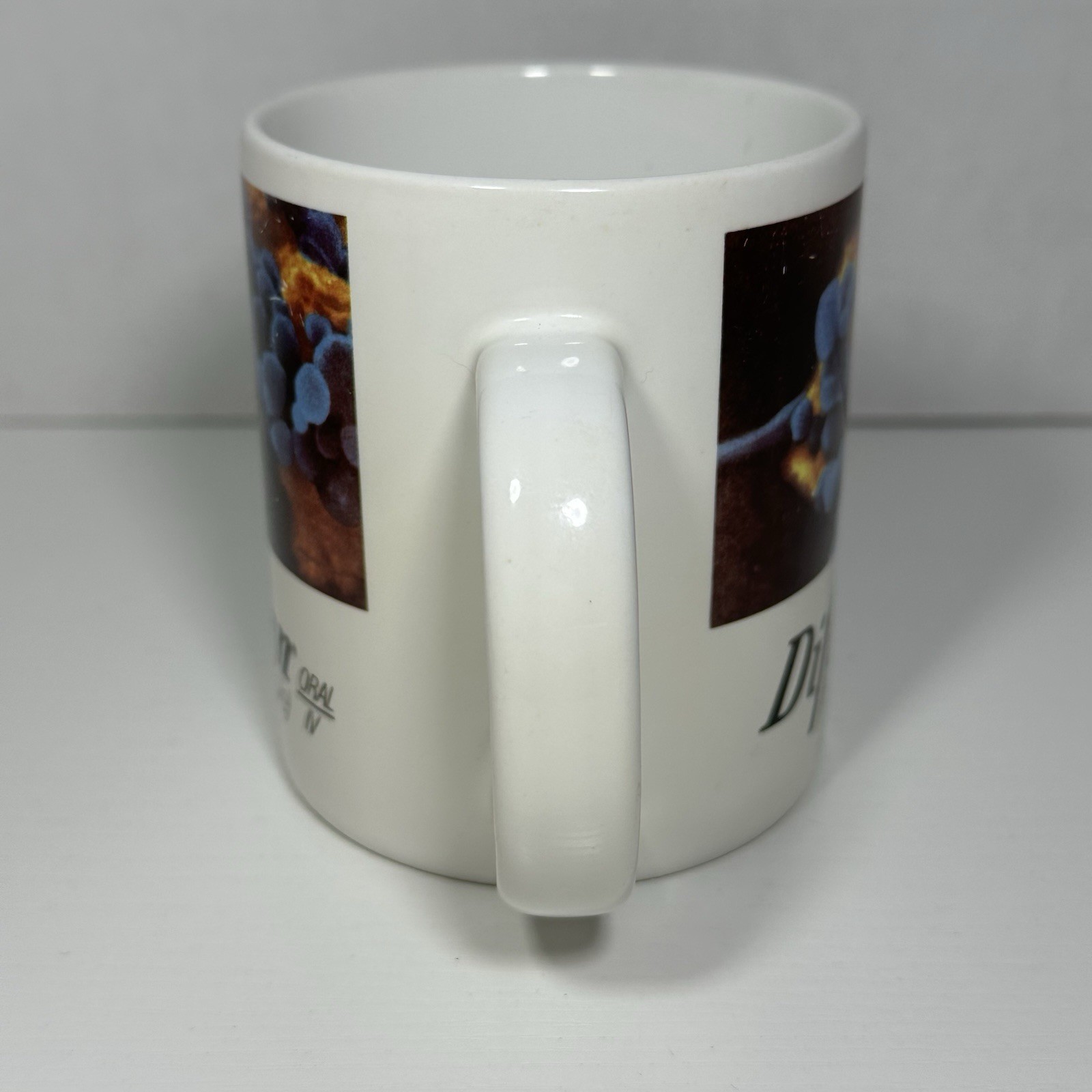 Diflucan Drug Rep Pharmaceutical Promo Advertising Mug – Colorful Fungus Design