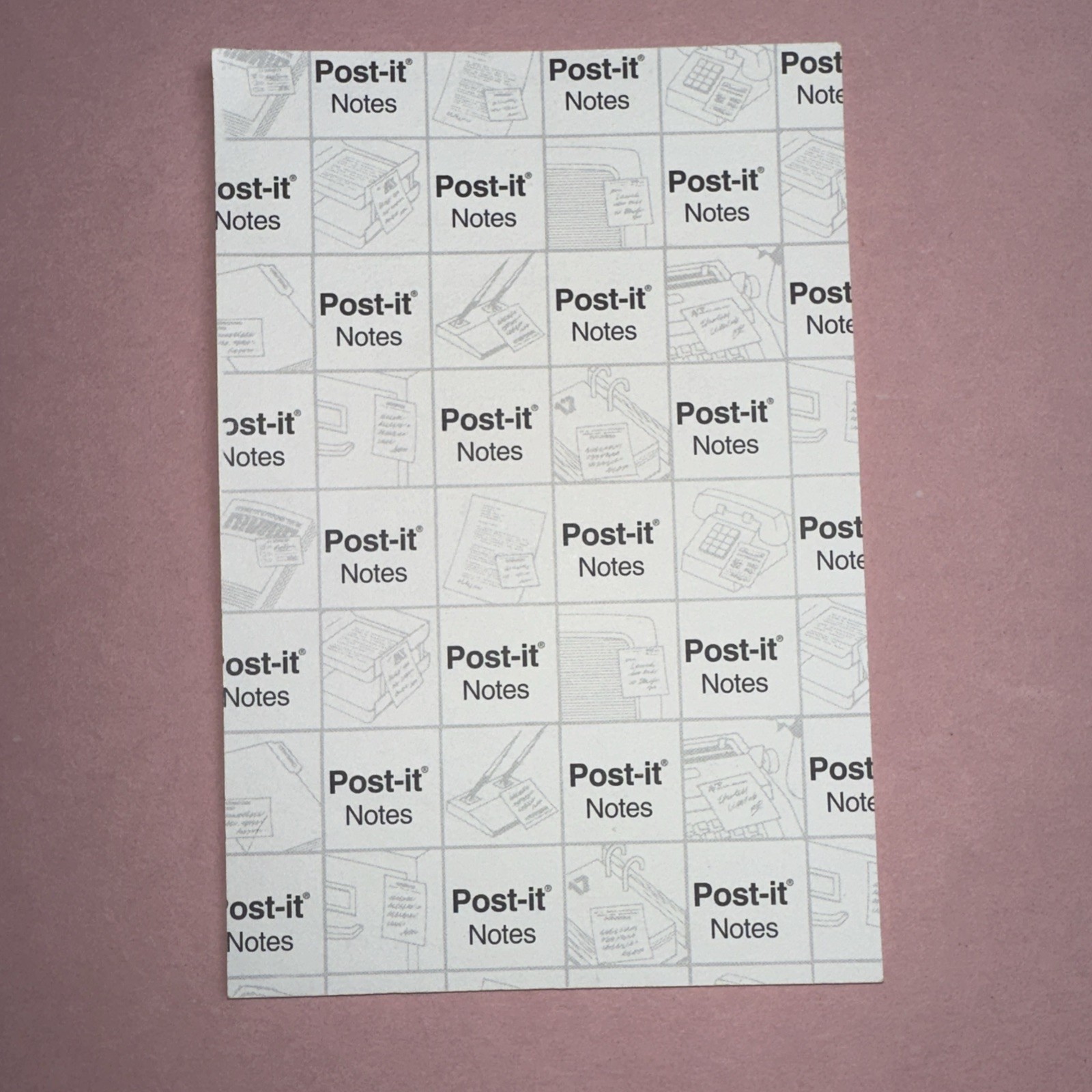 Vintage LITHOBID Drug Rep Promo ~4×6” Post-it Note Pad – 15 Sheets Remain