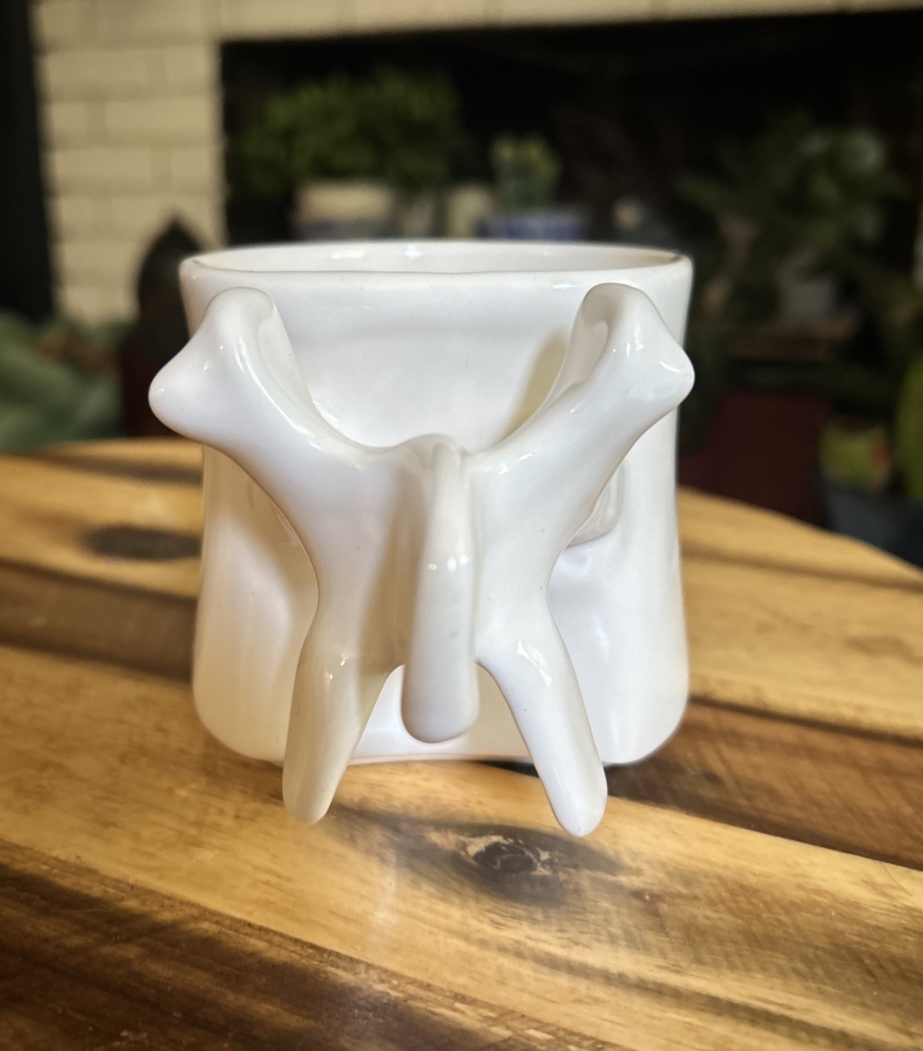 Spine Handle Coffee Mug Kyphon Ahead Of The Curve Advertising Vertebrae