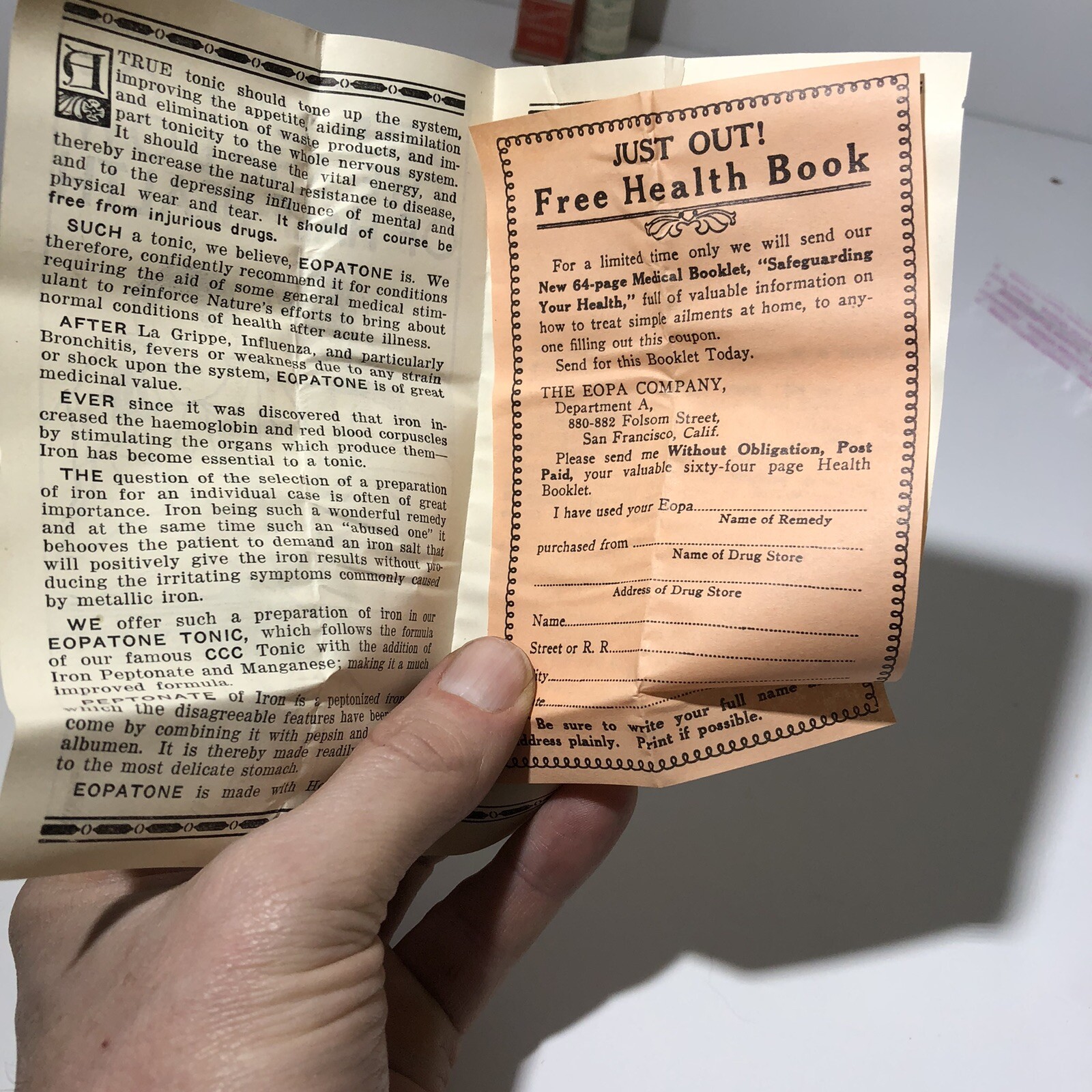 VINTAGE CONSTIPATION TABLETS QUACK MEDICINE BOTTLE ANTIQUE PHARMACY SEALED RARE