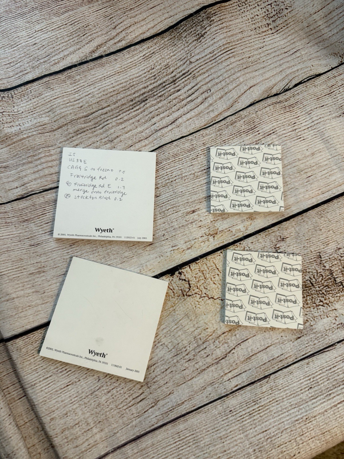 Pharmaceutical Rep Advertising Post-It Notes Various 4 note pads