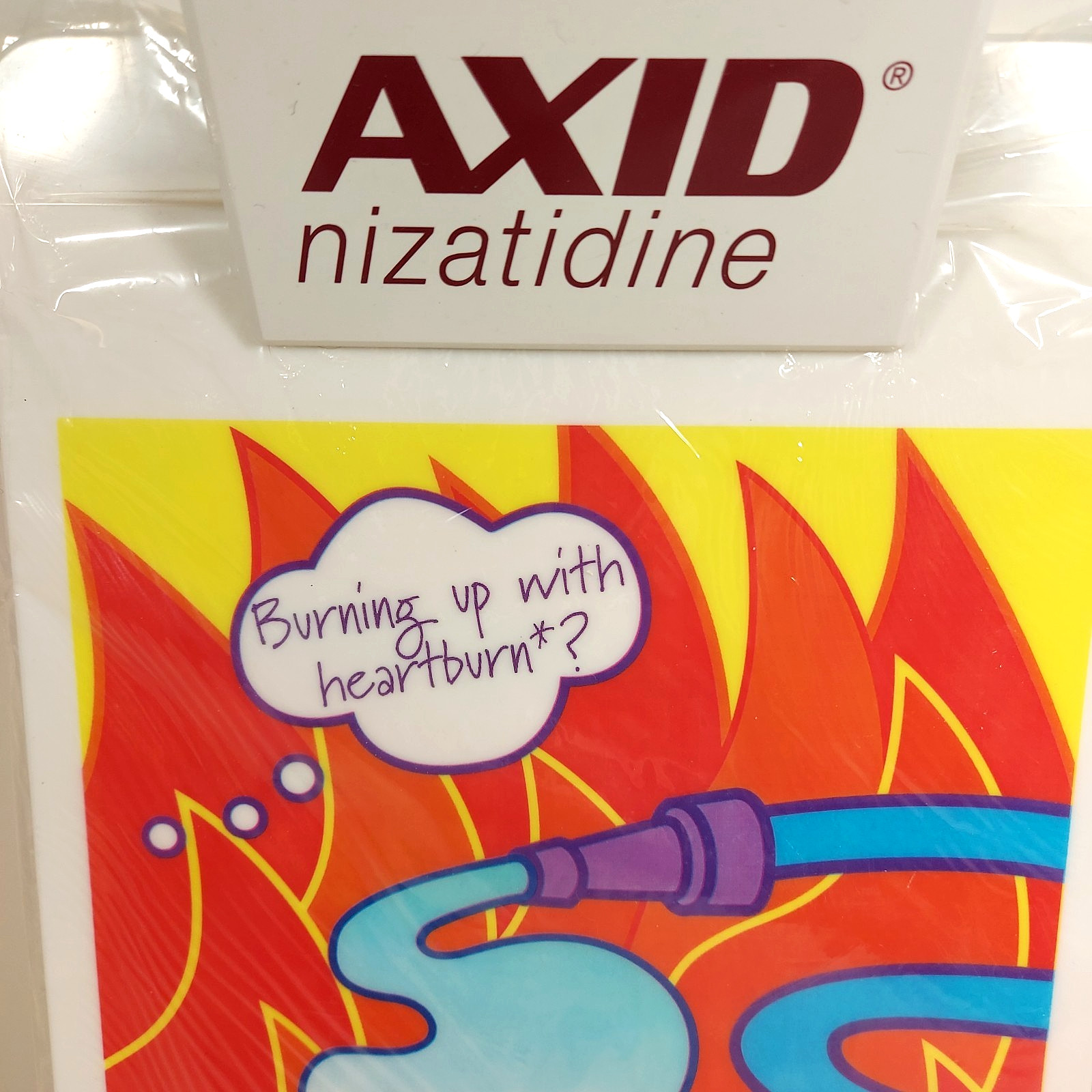 Vtg 2000 AXID Heartburn Clipboard Lilly Drug Pharmaceutical Rep Promo Swag RARE!