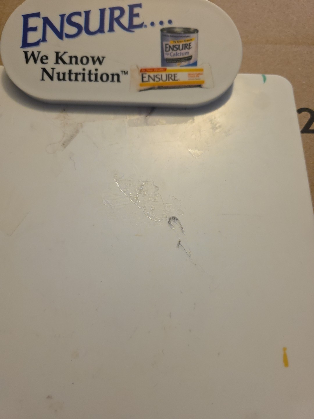 Ensure Clip Board Drug Rep Promo 2000s, See Pics