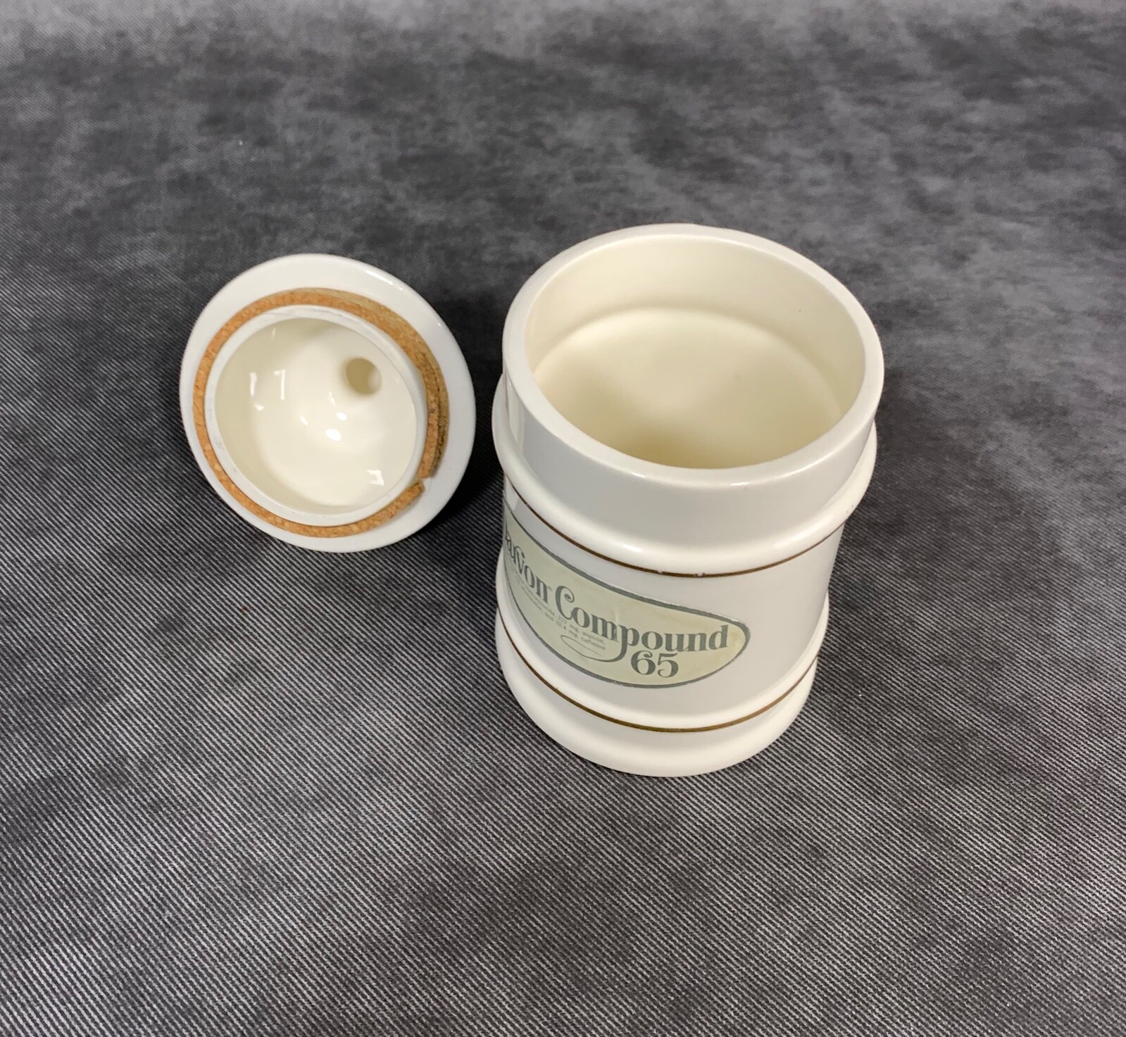 Darvocet N 100 Porcelain 7” Apothecary Jar Lofisa Lilly Pharmaceutical Darvon 65
