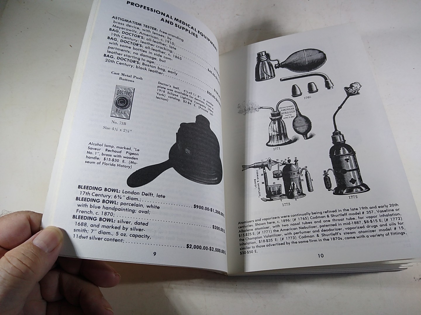 Vintage 1981 Medical, Dental, & Pharmaceutical Collectibles by Don Fredgant