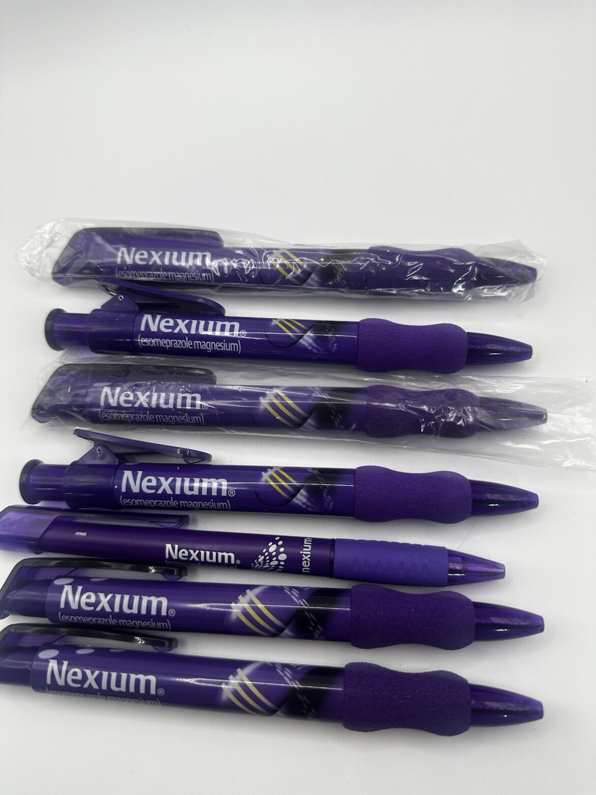 Pharmaceutical Nexium Drug Rep Pens Purple Lot Of 7