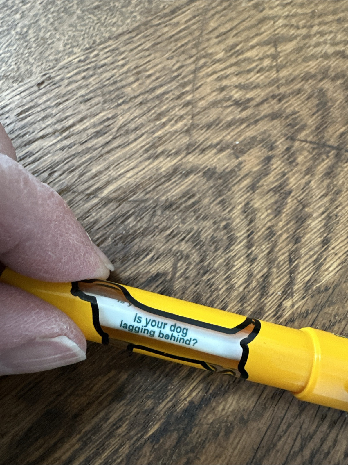 Drug Rep Pen Collectible Pfizer RIMADYL yellow Plastic