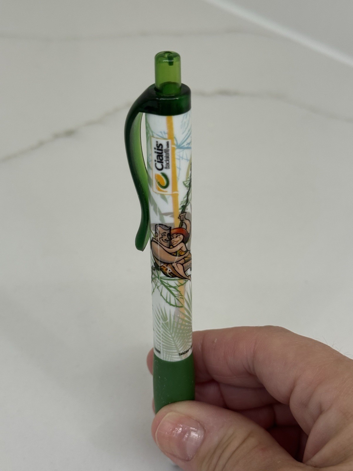 Cialis Tarzan & Jane Drug Rep Pharmaceutical Rare Collectible Promo Pen
