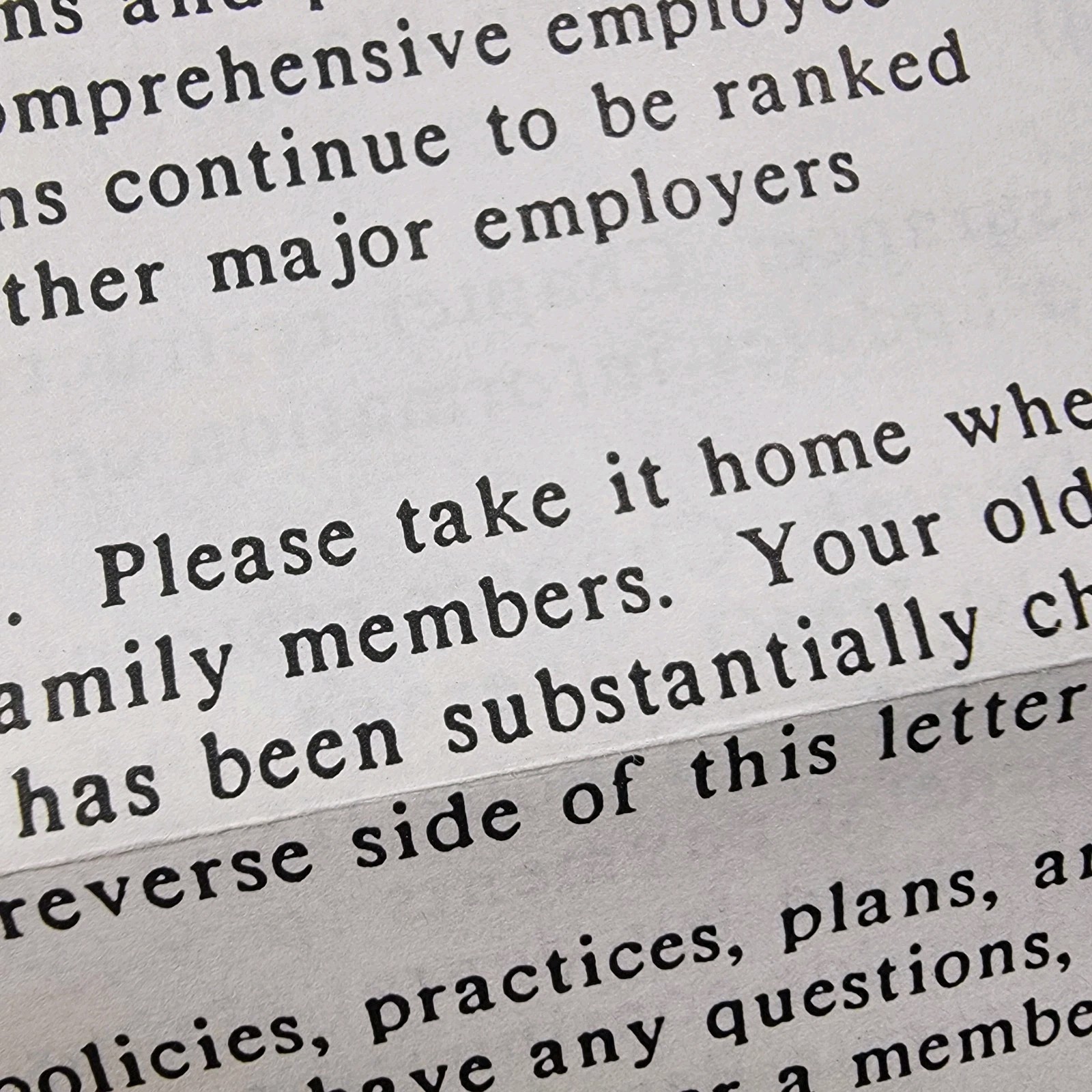 Vintage The Upjohn Company Employee Handbook Binder & Letter To “Take It Home”