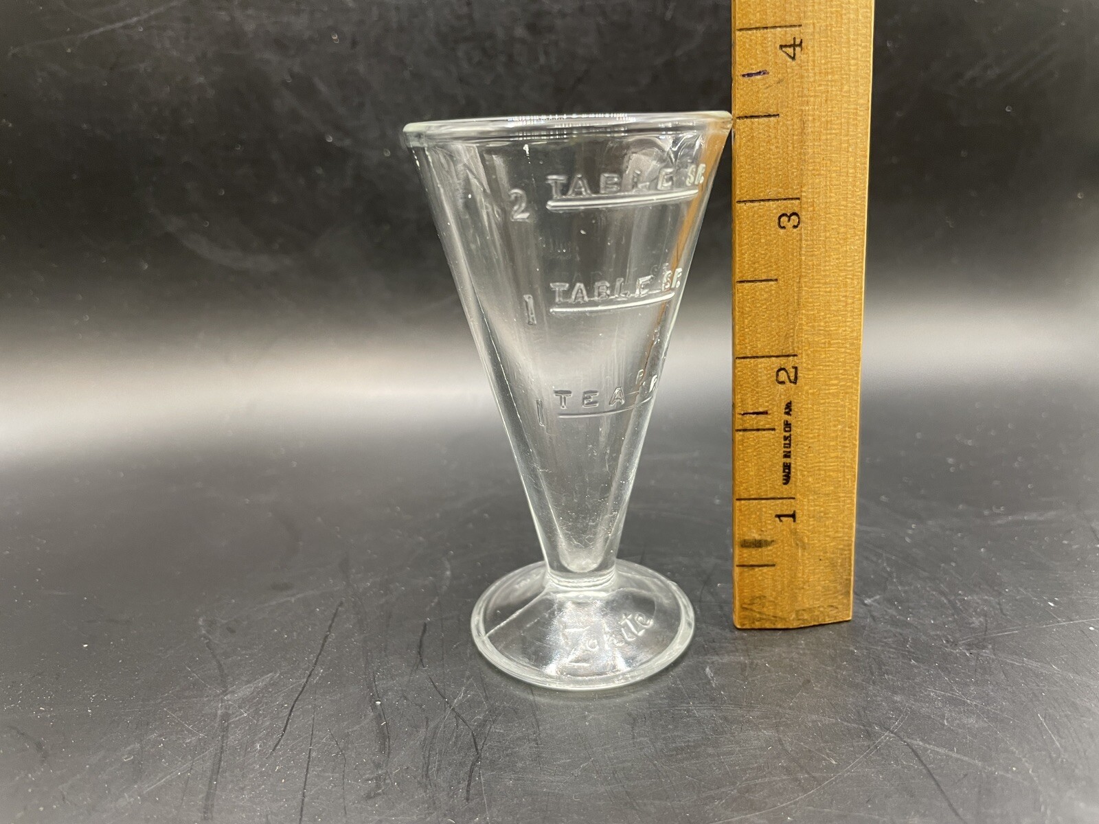 ZONITE Apothecary 2 Tablespoon Glass Beaker