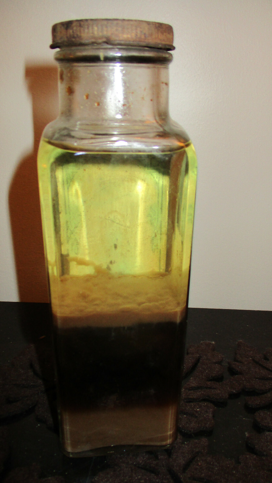Vtg Antique COLE’S Lecto Mulso Constipation Remedy Bottle FULL CONTENTS 1pT