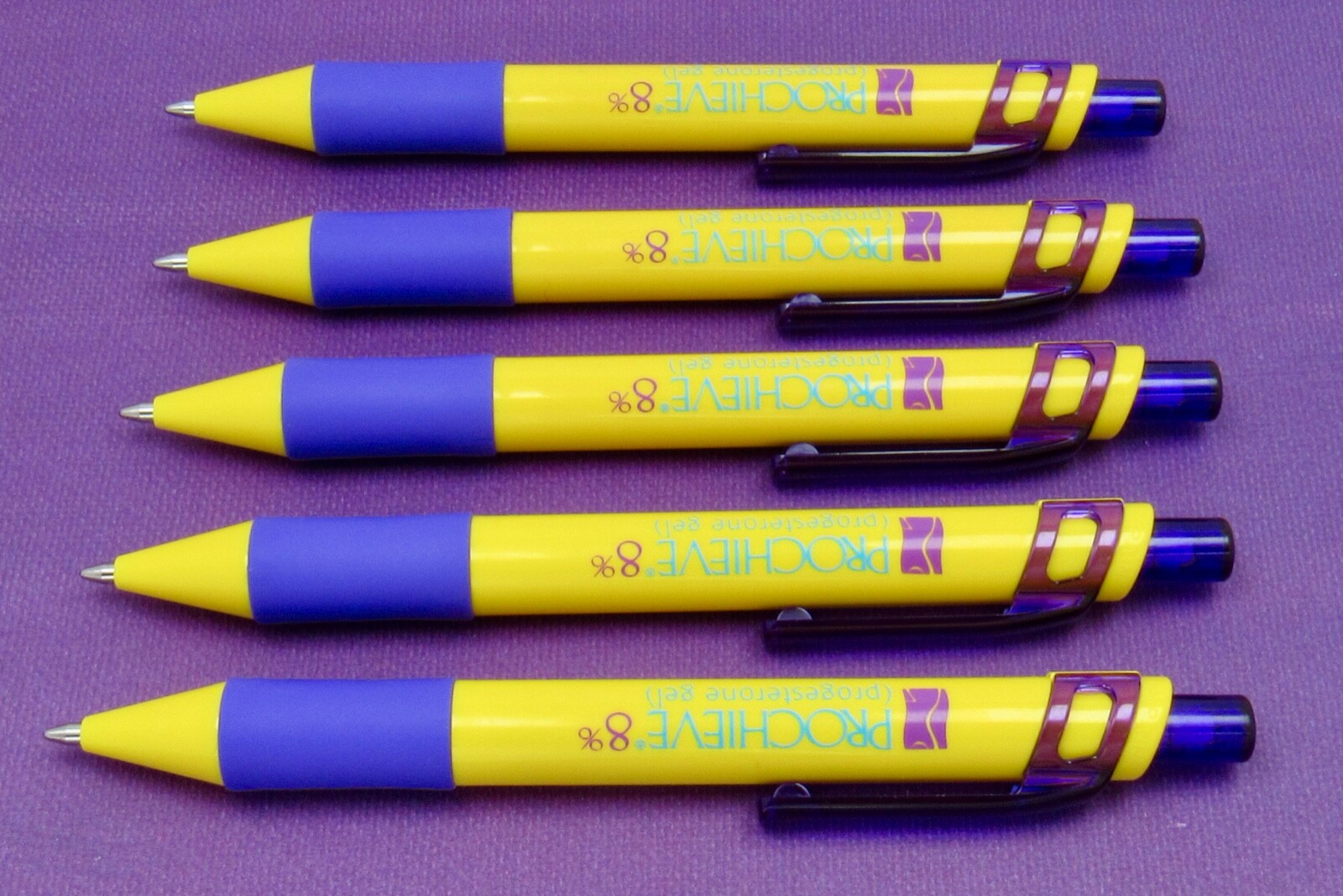 Prochieve Progesterone PENS Drug Rep Pharmaceutical Inoxcrom Spain Lot of 5 Rare