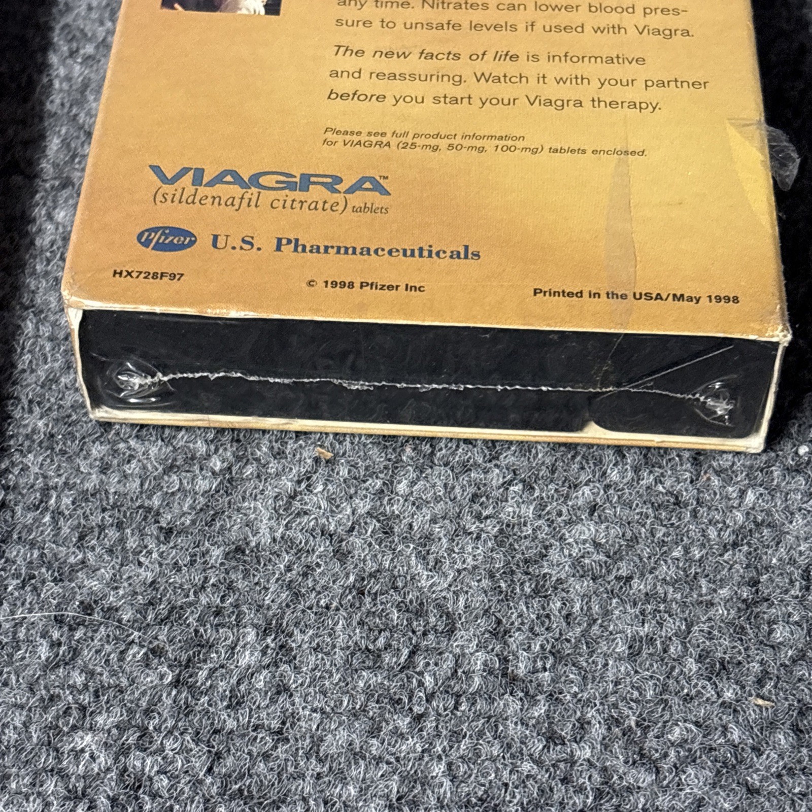Viagra Promotional Media Lot Books DVD VHS Two Sealed