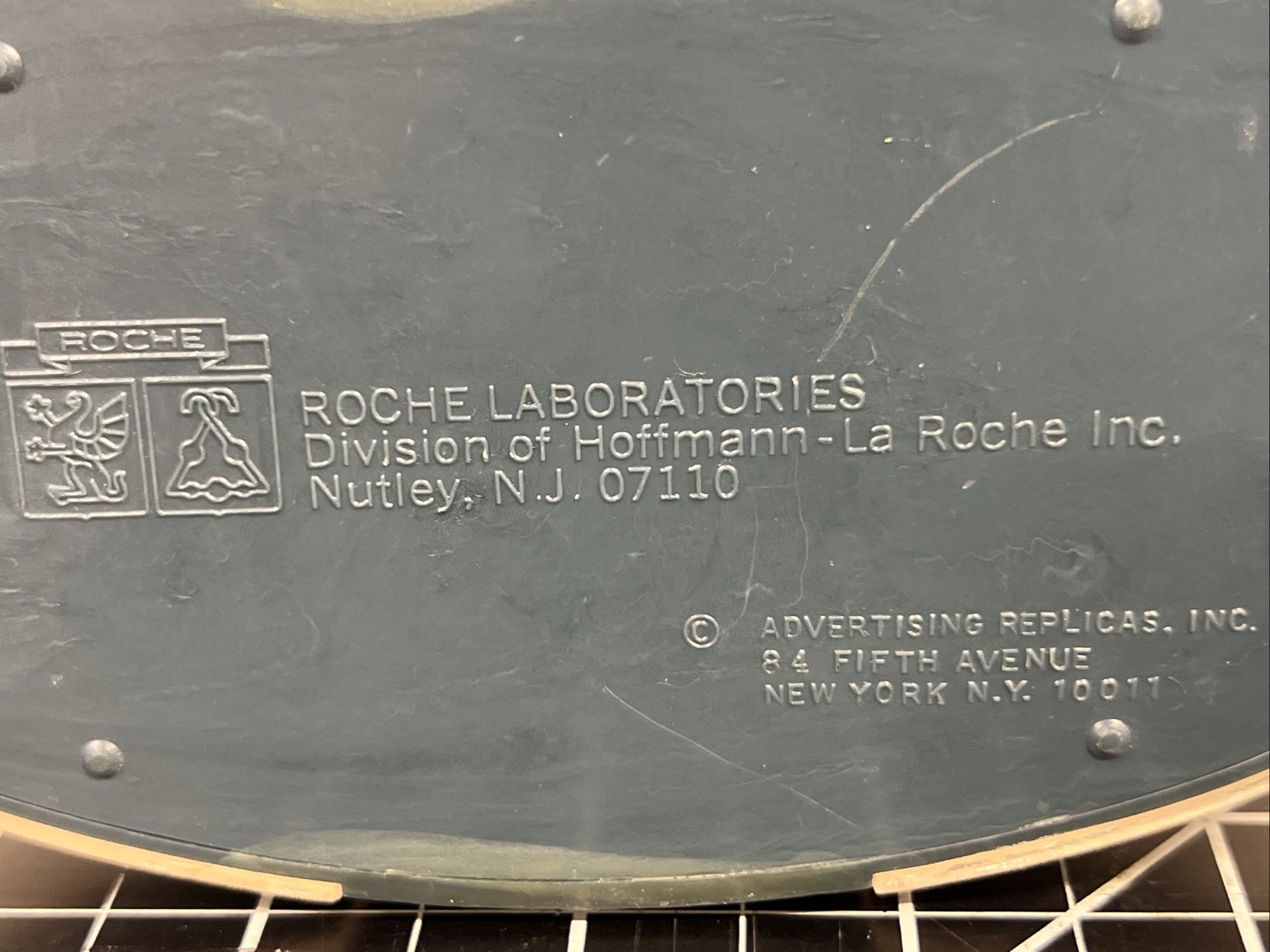 Vintage Librium Brain Anatomical Model Roche Laboratories Libritabs c1950s RARE