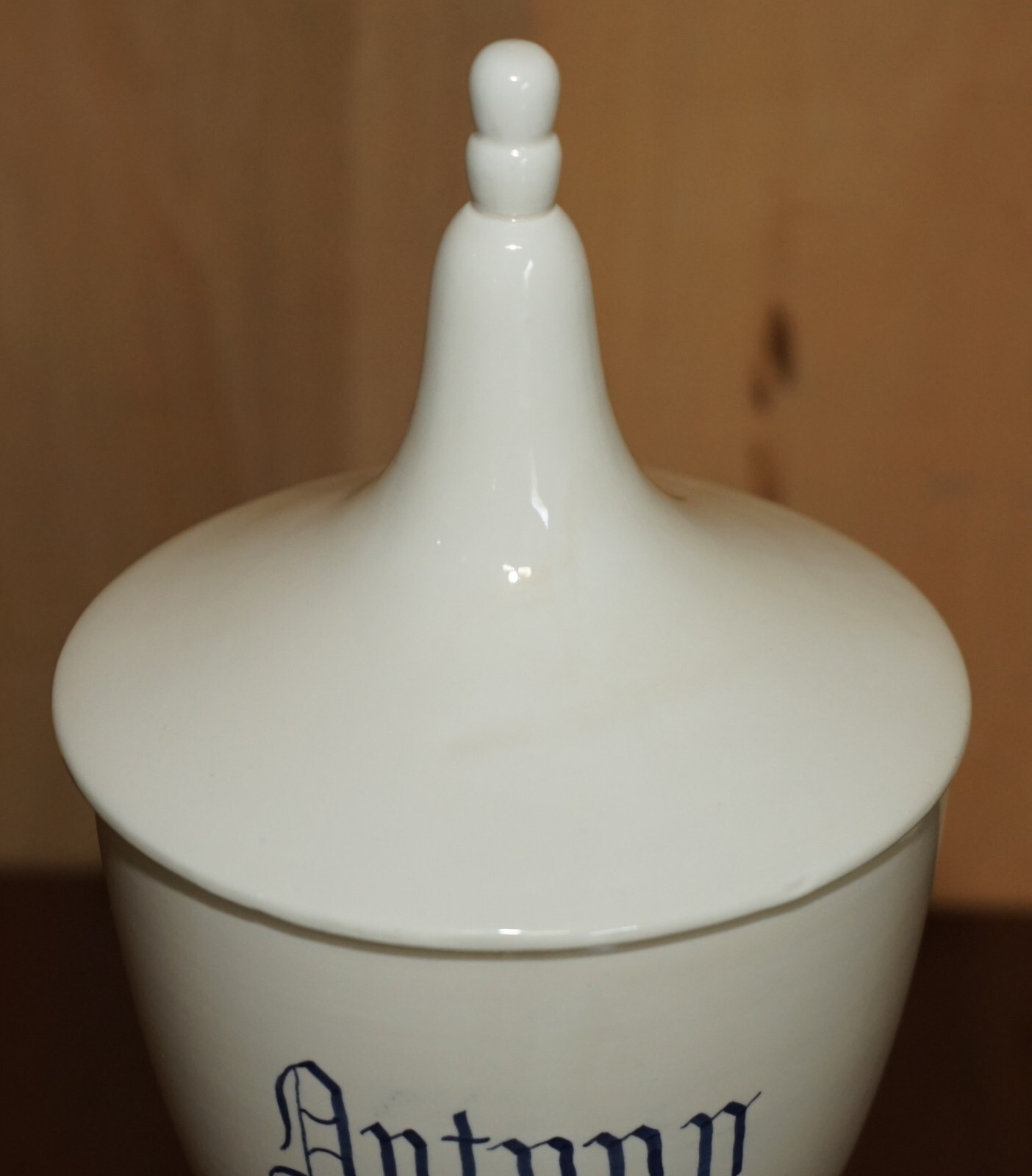 14 LARGE ORIGINAL ANTIQUE ITALIAN APOTHECARY HABERDASHERY CHEMIST CERAMIC JARS