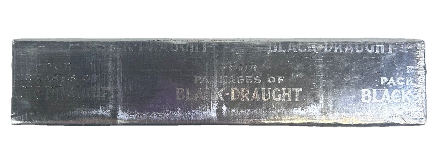 Vintage Black Draught Laxative Medicine New In Box 4 Inside Box