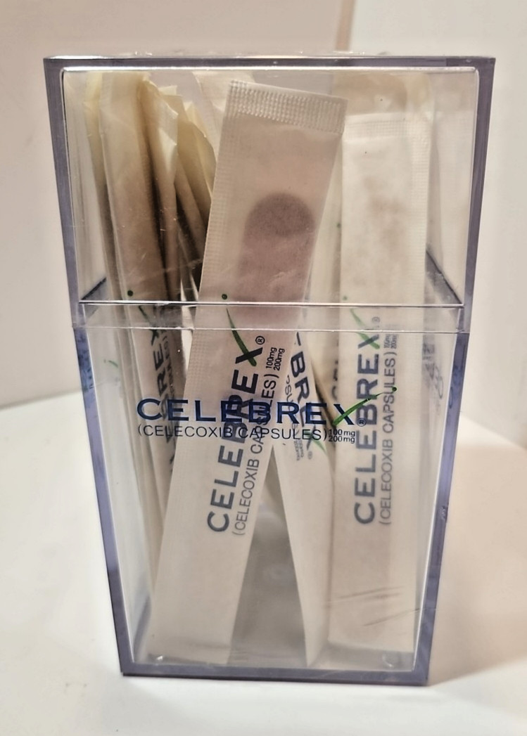 Celebrex Pharmaceutical Tongue Depressors in Case Pharma Drug Rep New Sealed