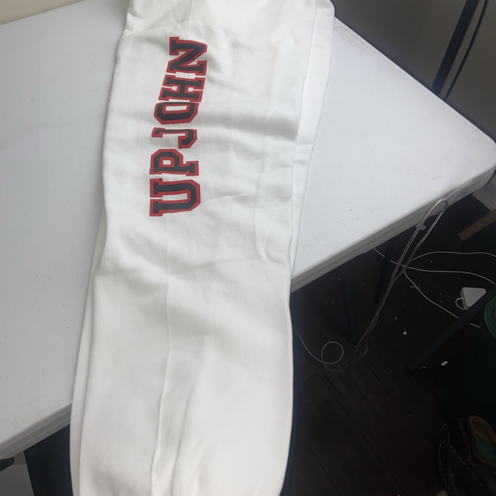 UPJOHN Sweat Suit XL Shirt/Large Pants W/Tags Jerzee/Soffe White Pharmacy NOS