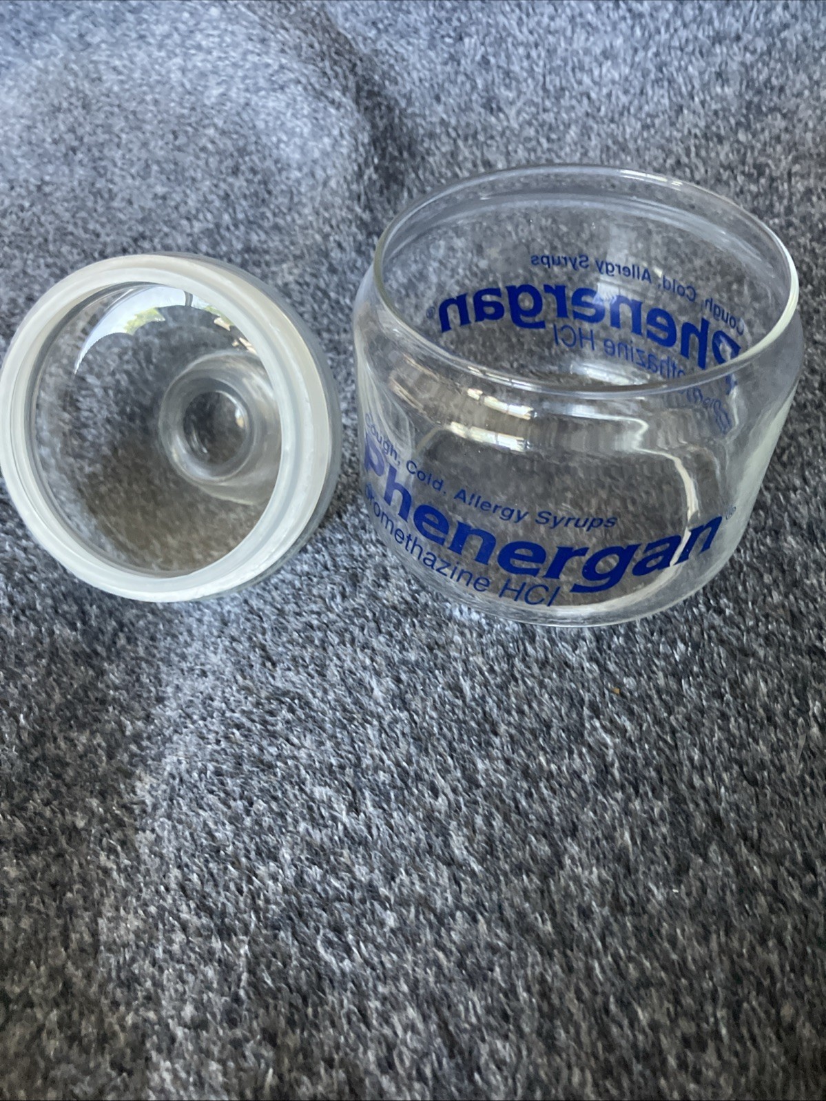 Vintage Pharmaceutical promotional item Apothecary Jar