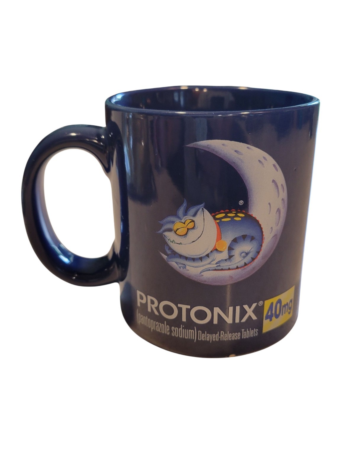 Protonix Medical Pharmaceutical Mug Advertising Promotional Large Sleeping READ
