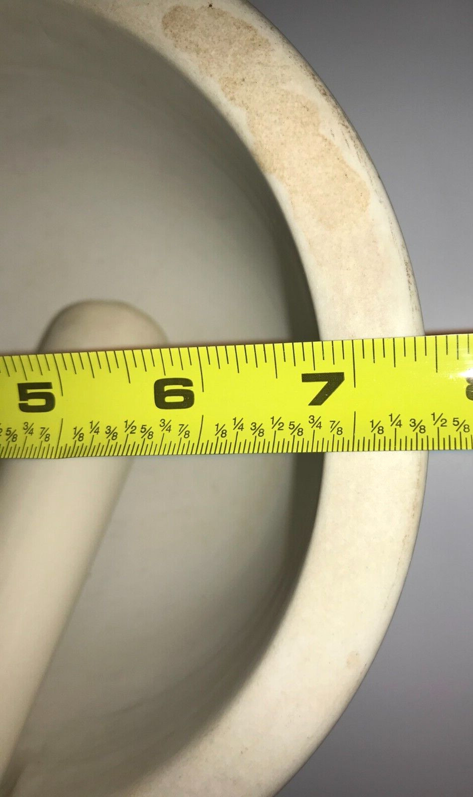 ANTIQUE PHARMACY MORTAR WITH PESTLE THOMAS MADDOCK & SONS T.M.S. ACID PROOF .