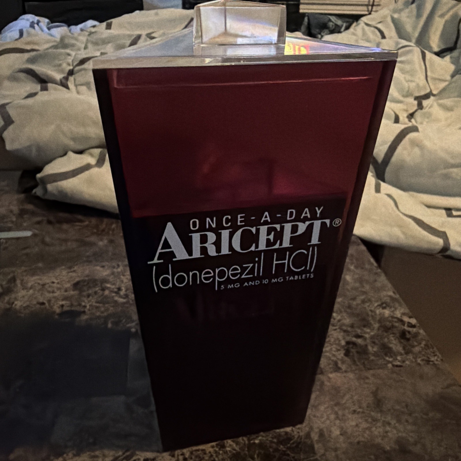 Aricept (Pfizer & Eisai) Drug Rep Promo Nesting Box 2000s Unique