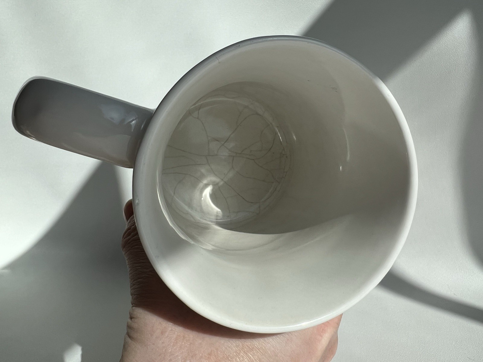 Pfizer Zoloft Coffee Mug Cup White Blue Pharmaceutical Promo Rep Advertising Y2K