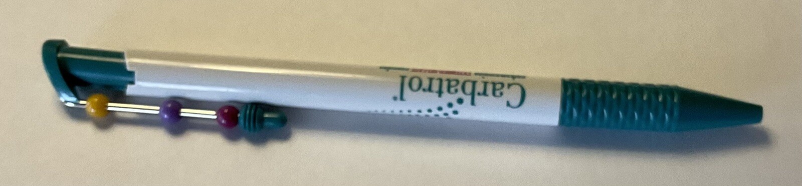 From The Maker Of Adderall, Carbatrol Beaded Pen! Pharmaceutical Collectible.
