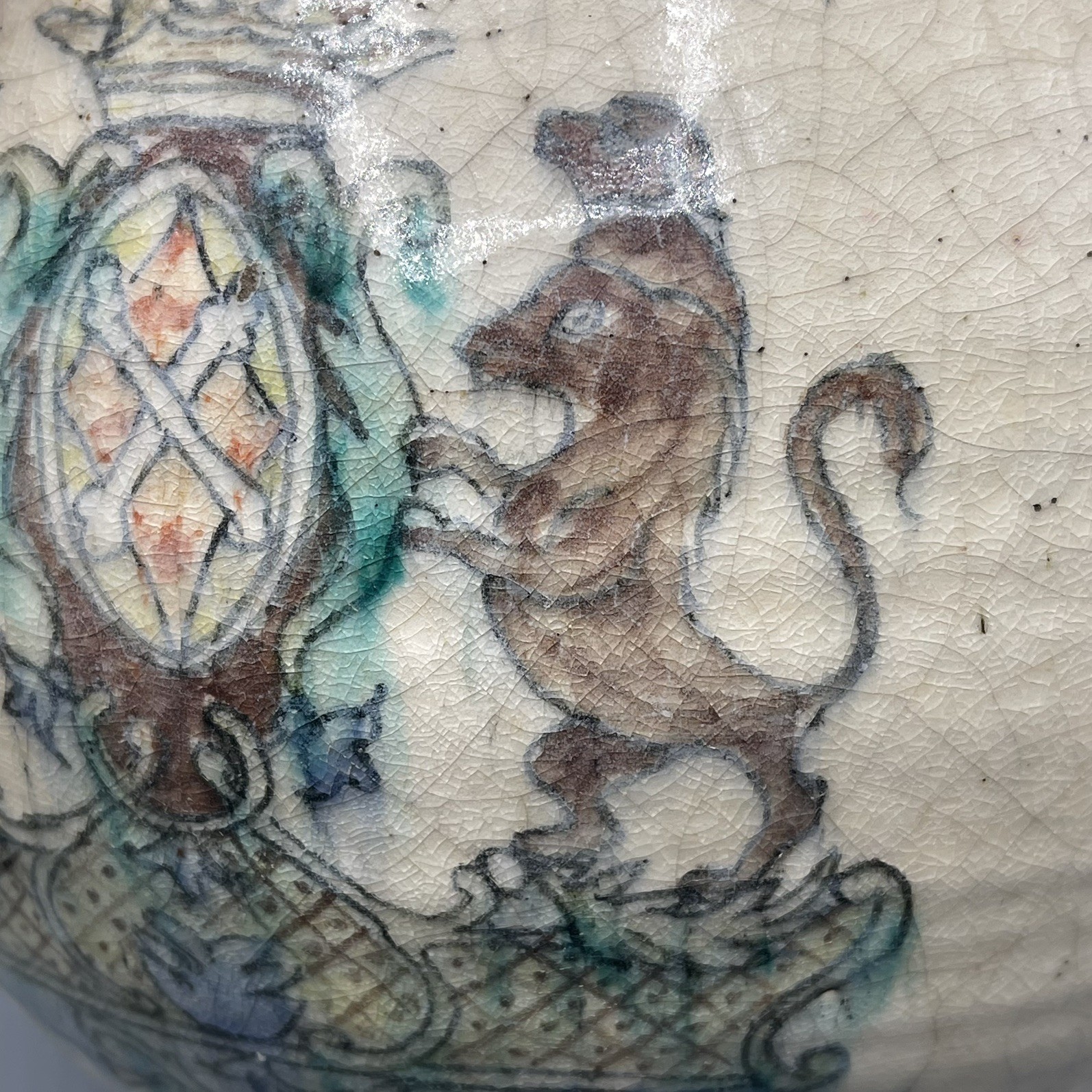 Superb Large 18th Century Southern Italian Maiolica Armorial Apothecary Majolica