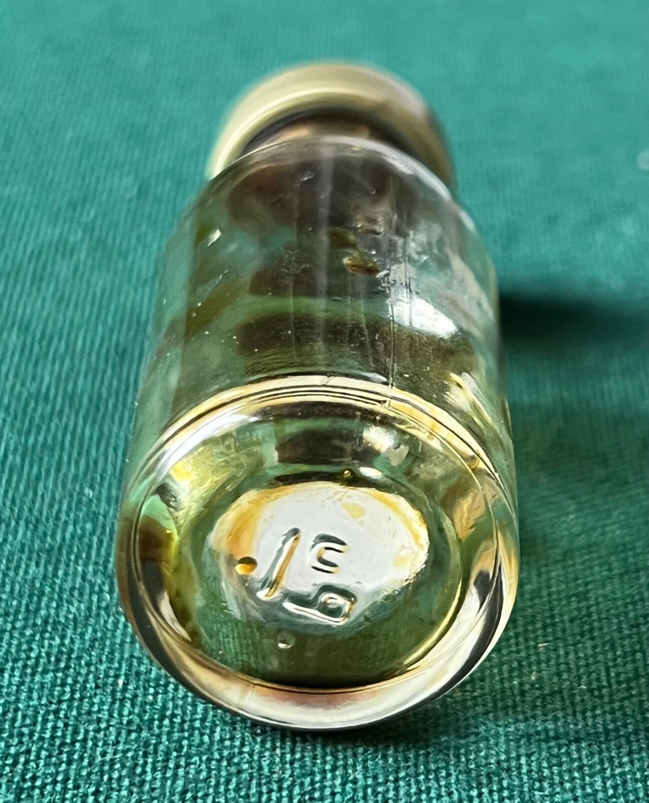 vtg empty clear brown amber vial CEFOXITIN antibiotic for display