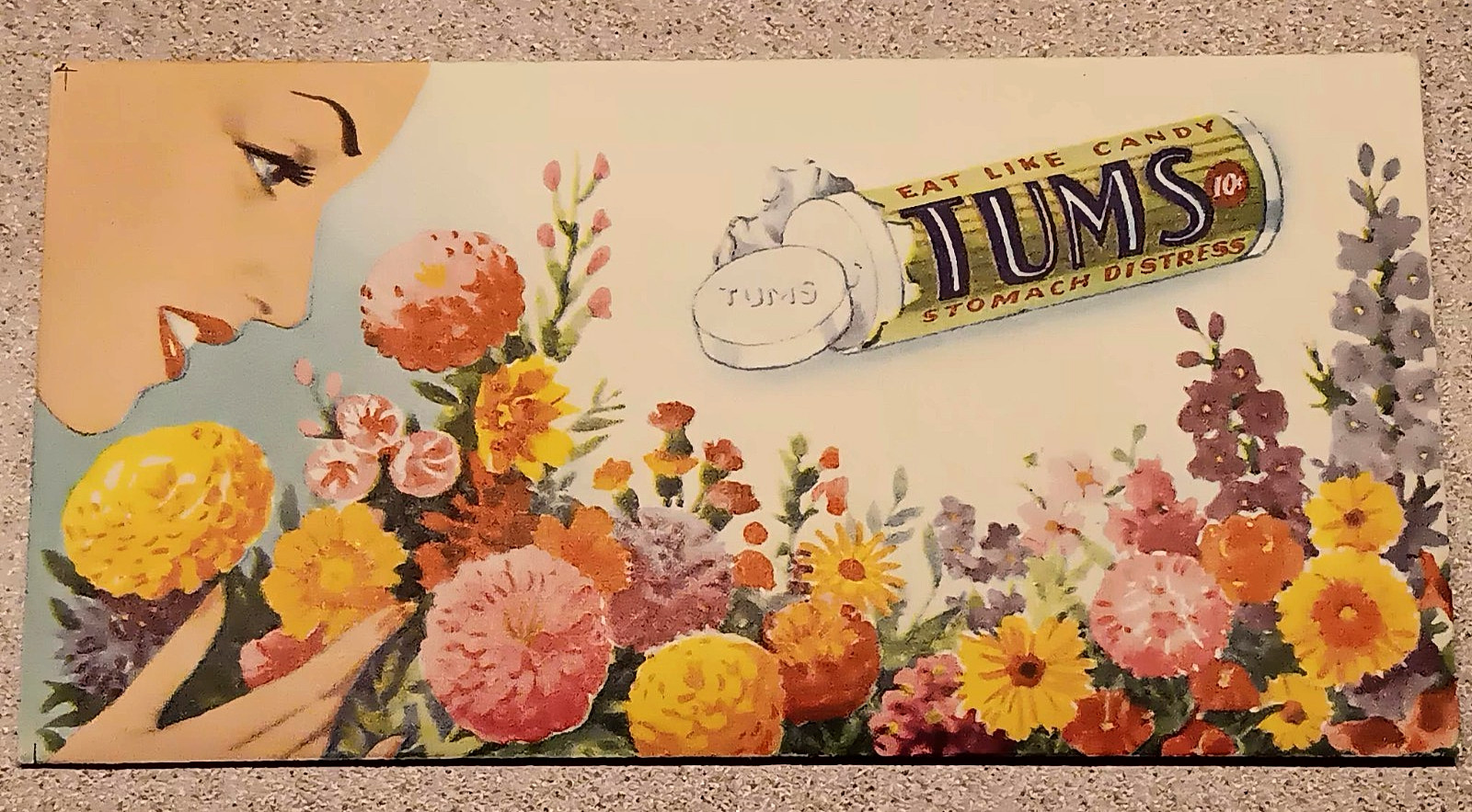 Vintage TUMS Natures Remedy SEALED Seed Packet Mailer Willcox Drug Kirksville MO