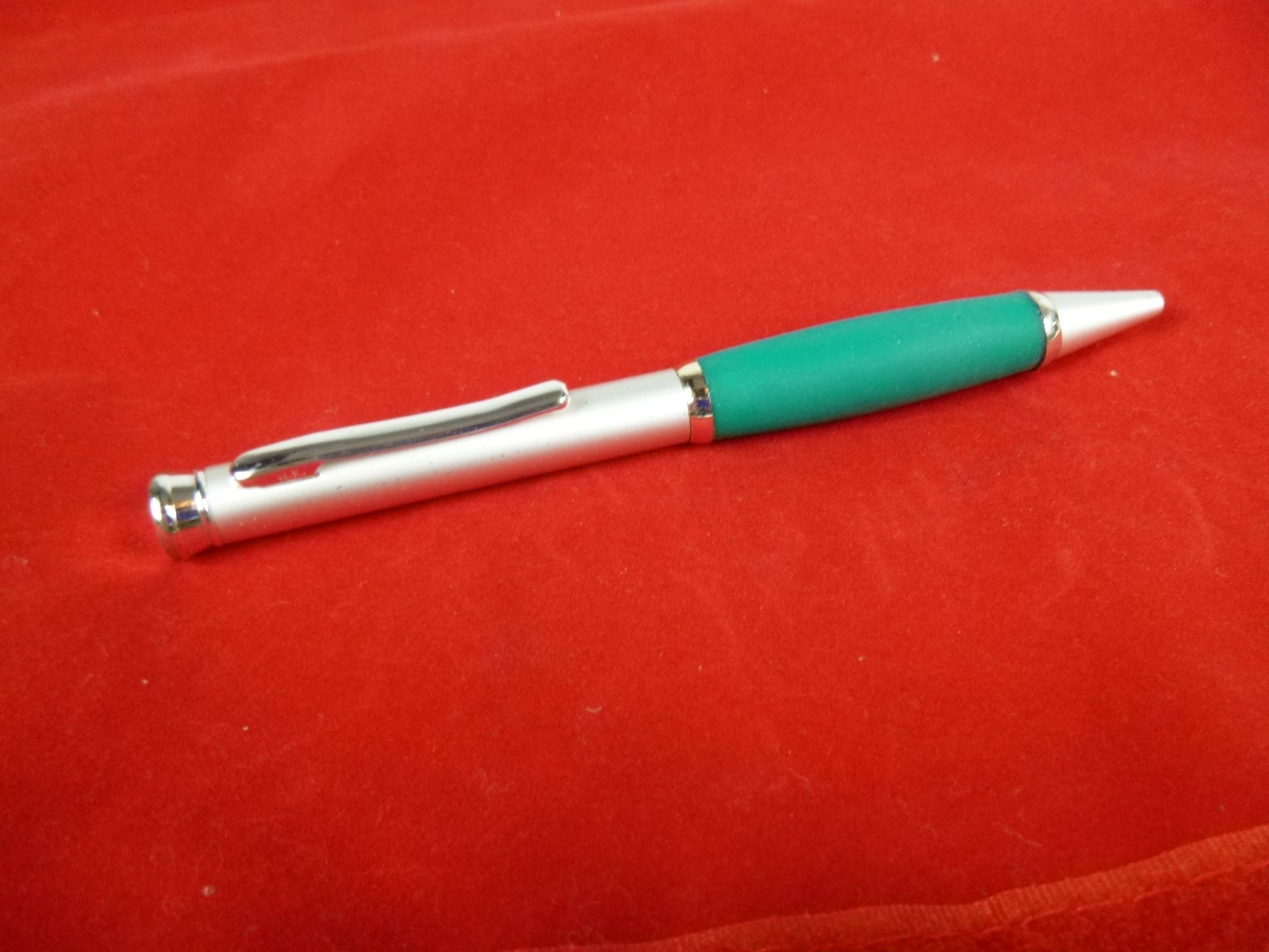 Lotronex Ink Pen Drug Pharmaceutical Rep Advertising Silver Heavy Metal Twist