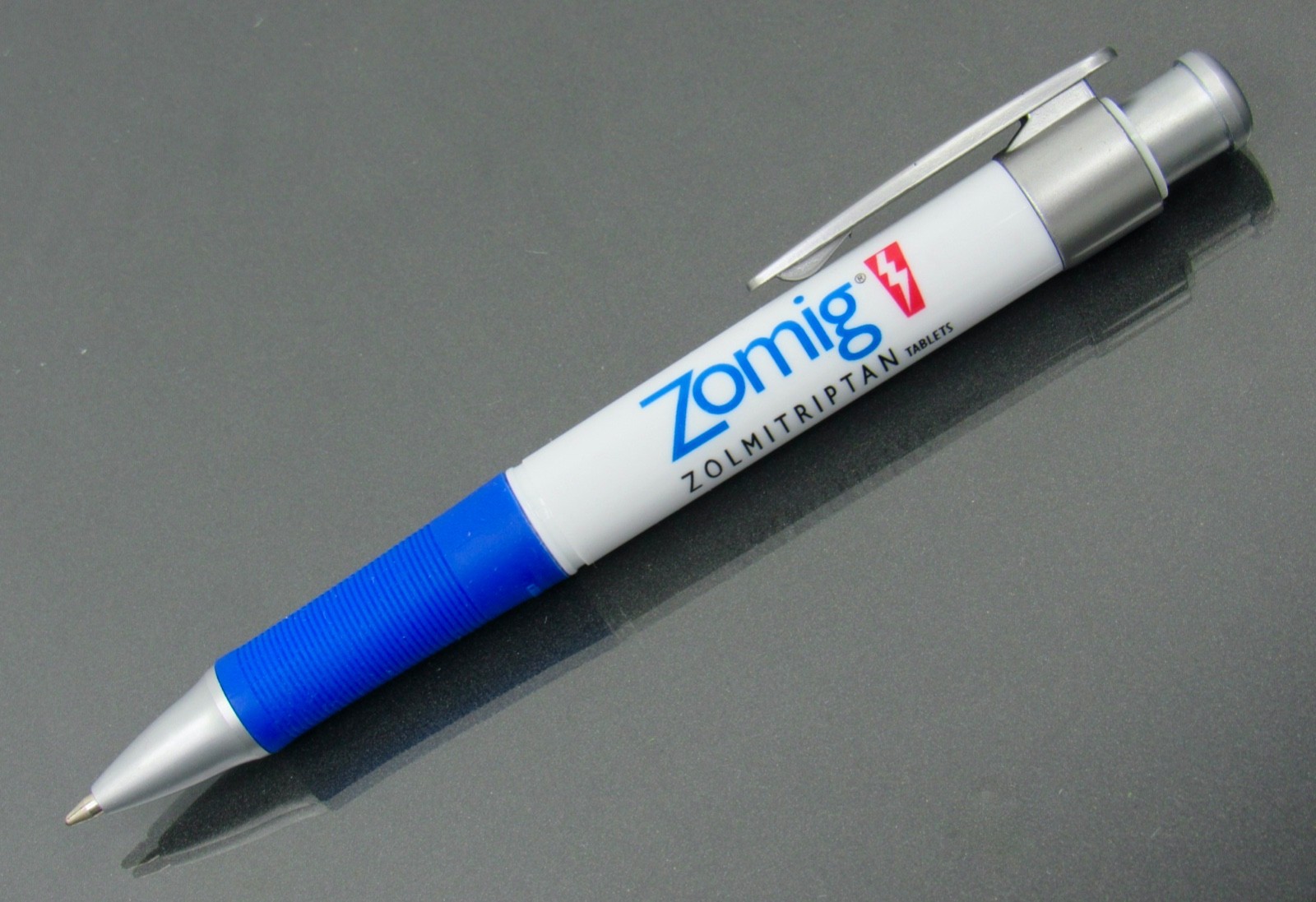 Wide Body Zomig Metal & Plastic PEN Drug Rep Pharmaceutical Promo Advertising