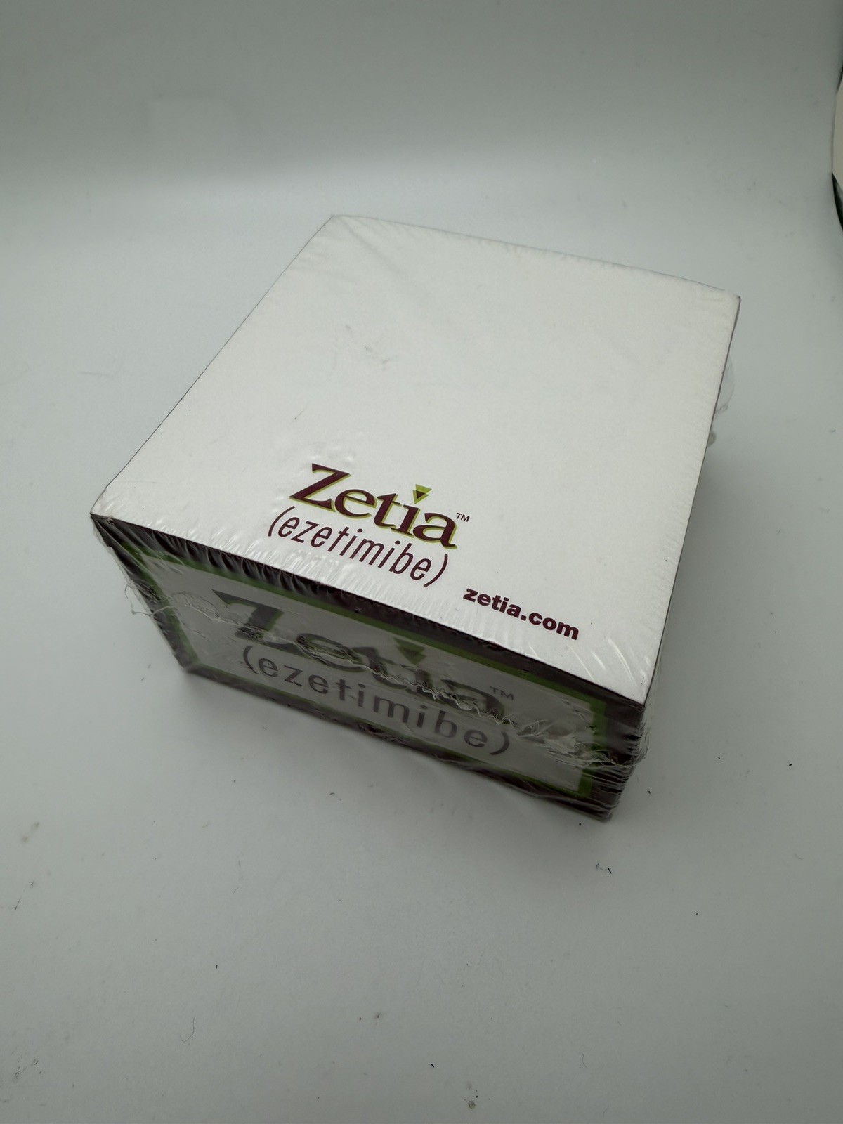 Rx Zetia Drug Rep Pharmaceutical Sealed Note Pad Cube 3.5 X 3.5 X 2” NEW Merck