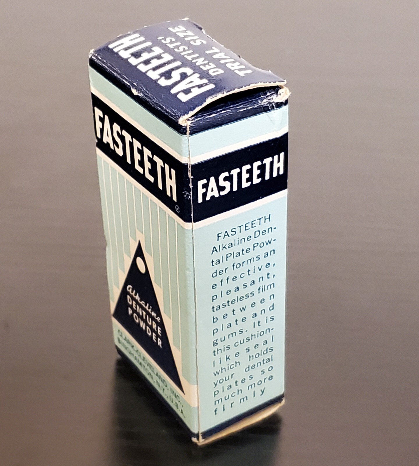 Vintage Fasteeth Denture Alkaline Adhesive Powder – New Old Stock